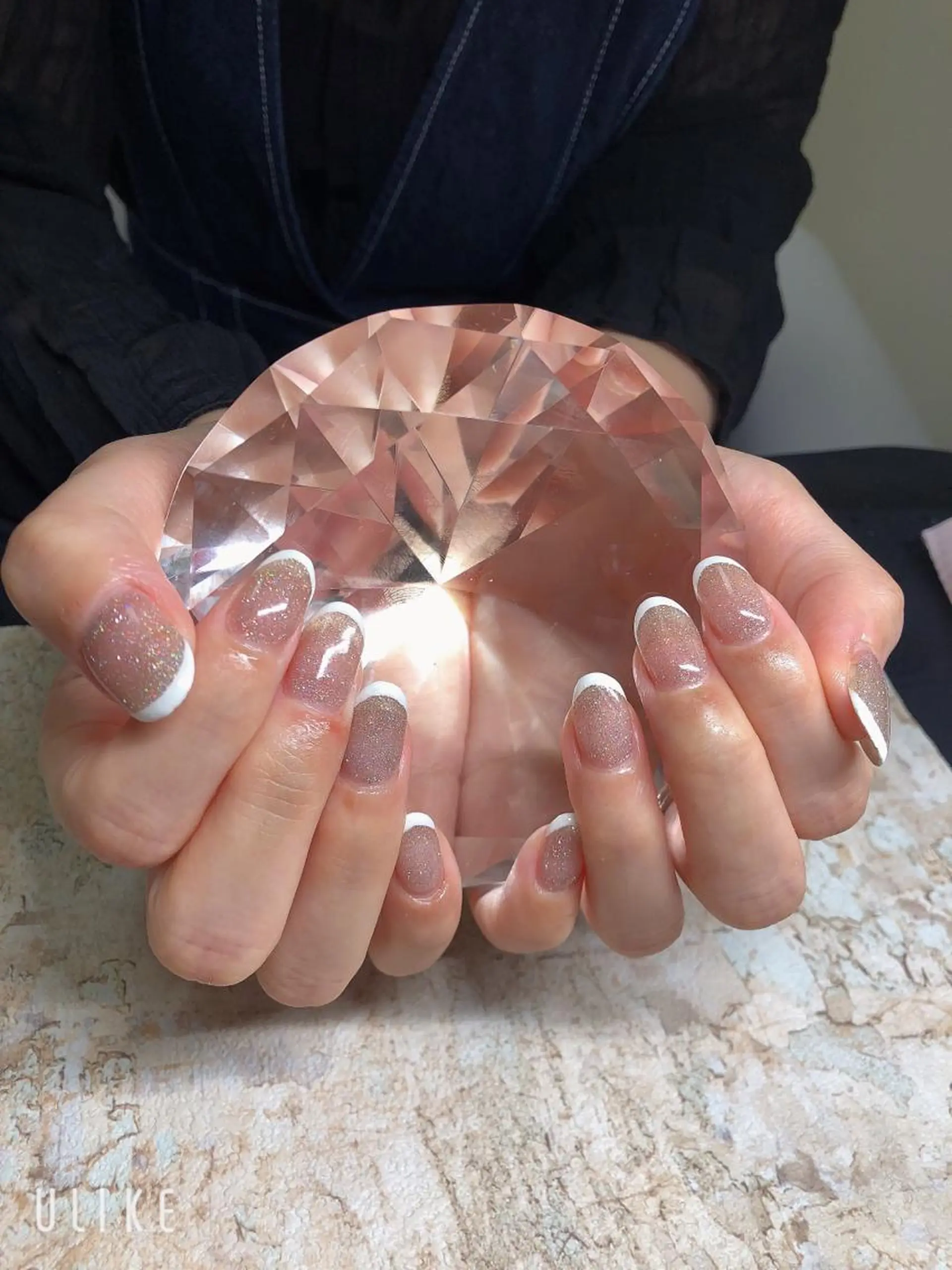 ネイル アートネイル フレンチネイル ジェルネイル グラデーション 韓国ネイル Nail room Bimano所属・Bimano seica♡+°のネイルデザイン