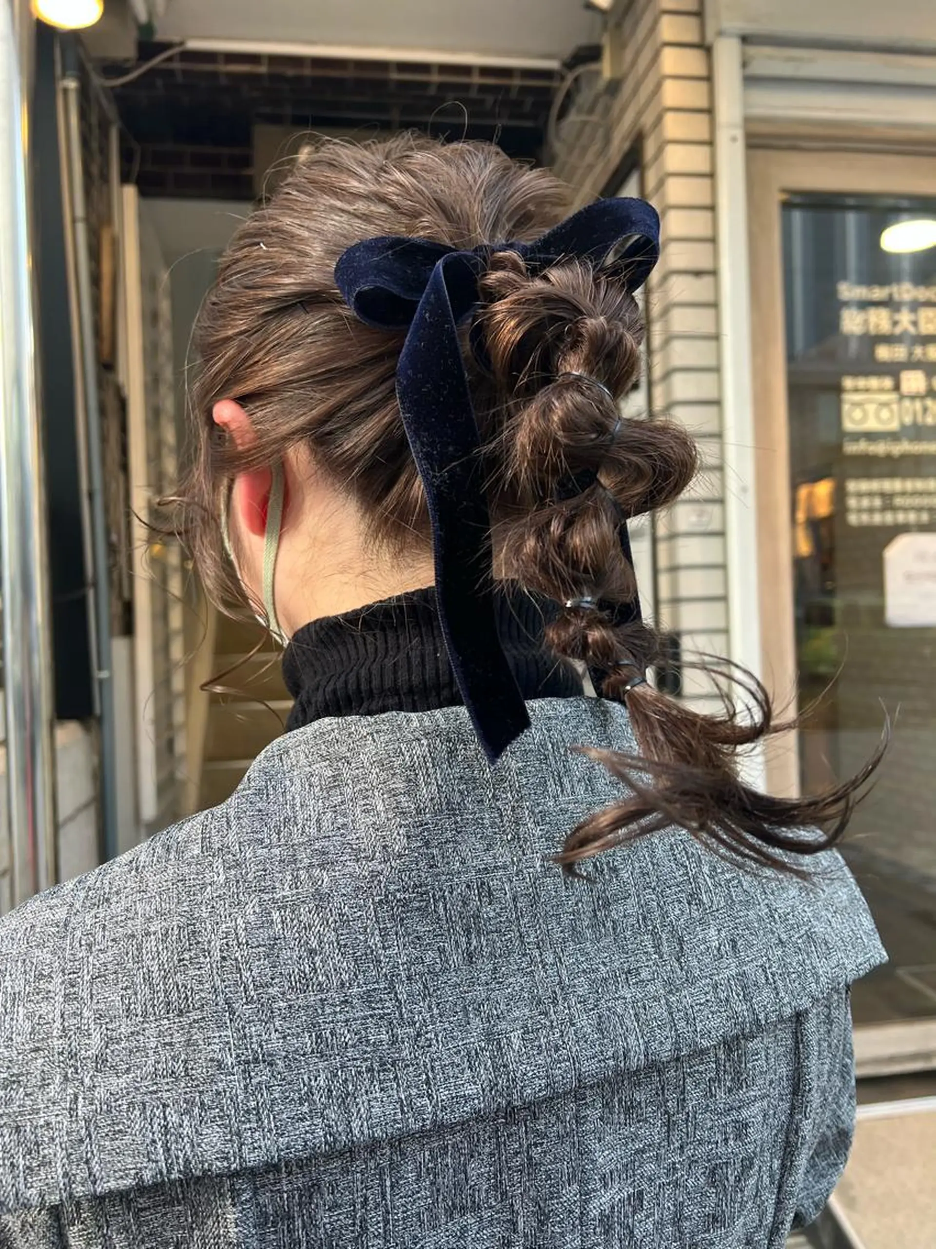 セミロング カラー ヘアセット ツキノキ ミナのヘアスタイル