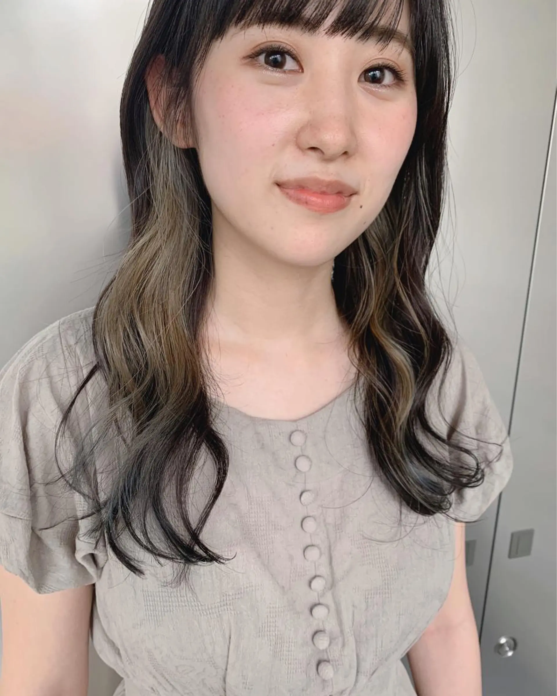 ミディアム ヘアカラー la fith所属・rico_by ヘアとアイブロウのヘアスタイル