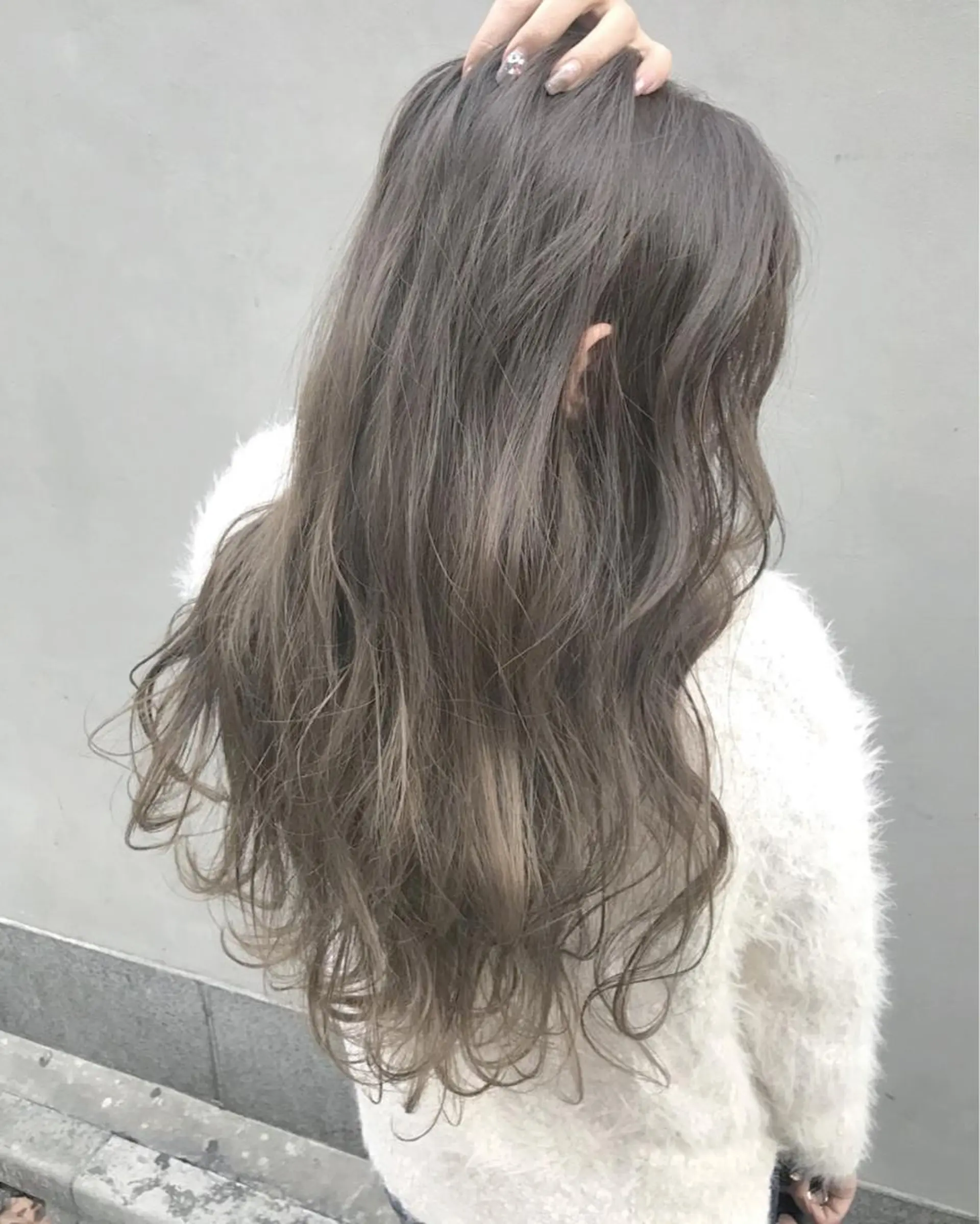 ロング カラー アディクシーカラー アクアカラー バレイヤージュ ブリーチ ケアブリーチ 【美髪矯正】【スト カール】小野村翔太のヘアスタイル