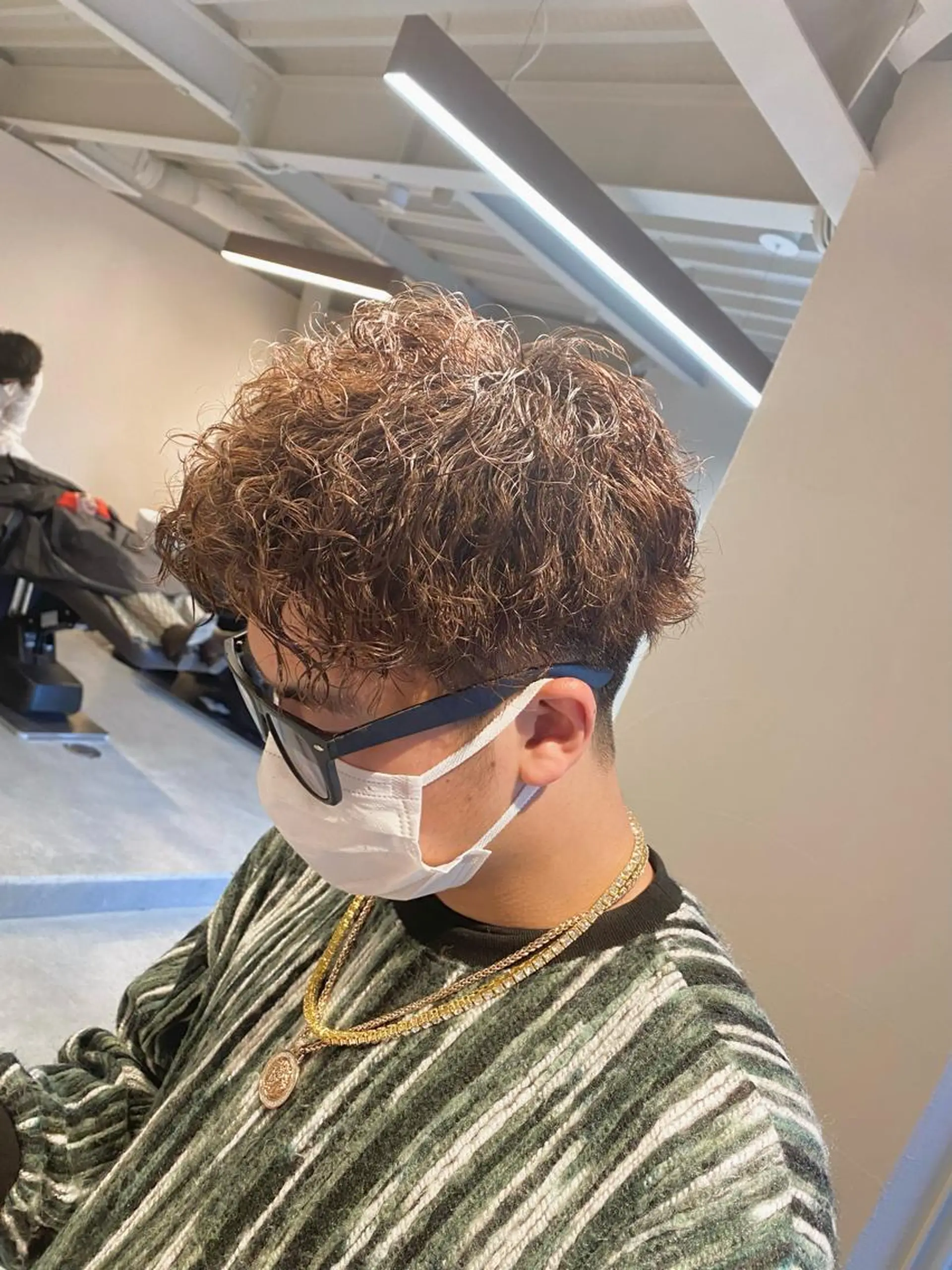 パーマ メンズ メンズパーマ Masena所属・🍁中川 慎之介🍁のヘアスタイル