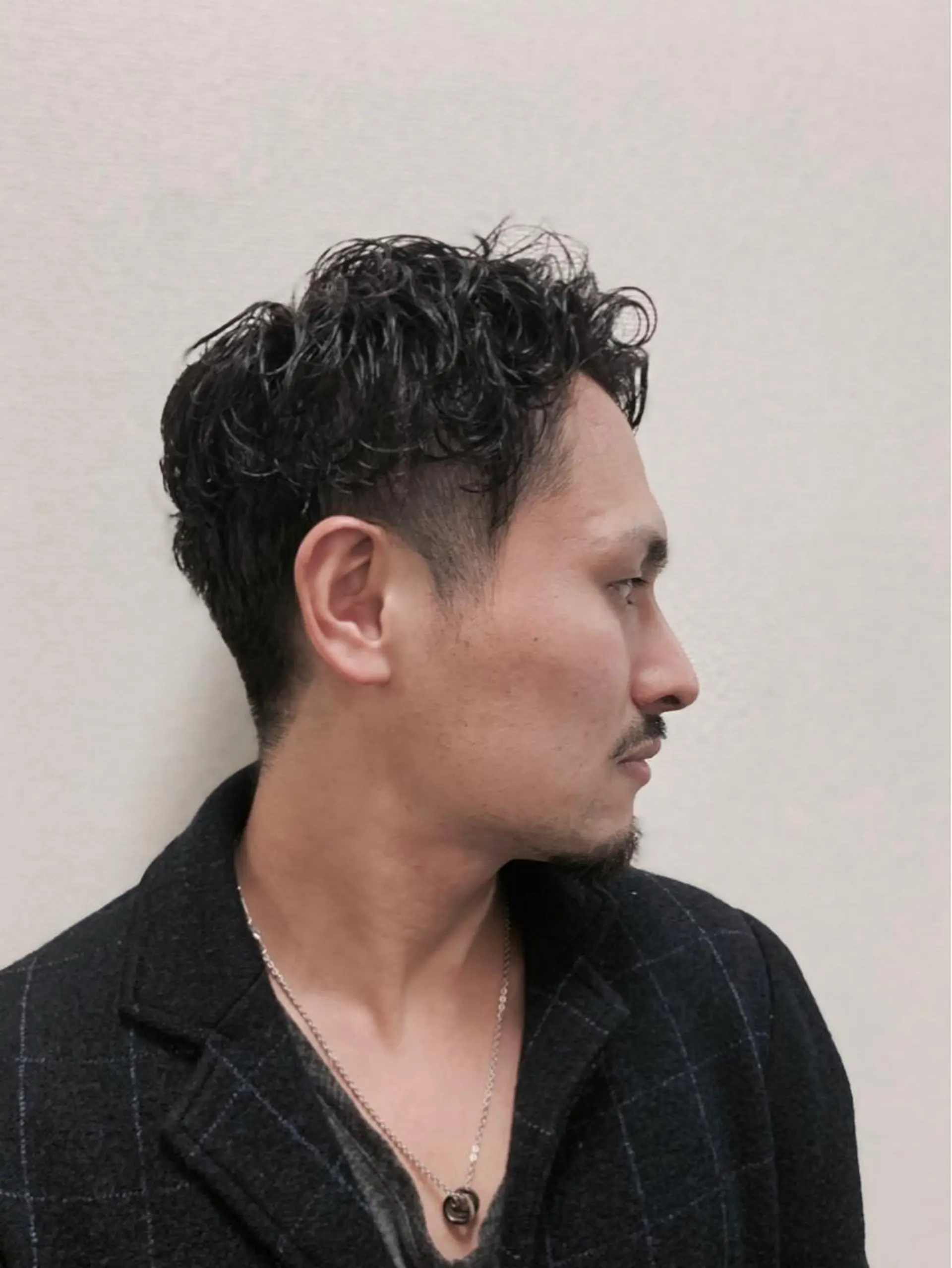 ショート パーマ メンズ HIROGINZA ヒロ銀座 青山所属・マツオ リュウホウ🐉のヘアスタイル