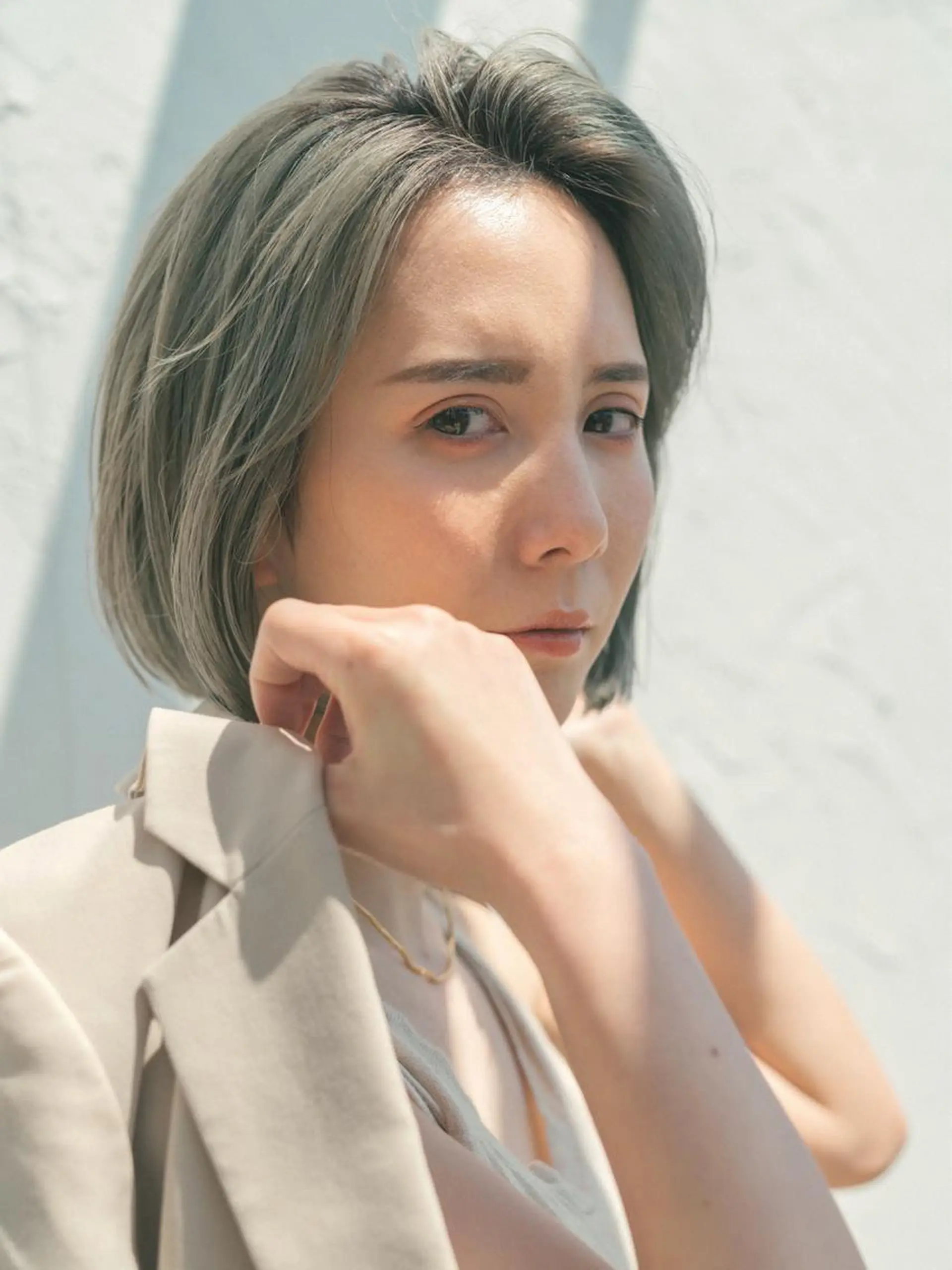 ショート カラー 🎀ハイトーン/レイ ヤー/Reina🎀のヘアスタイル