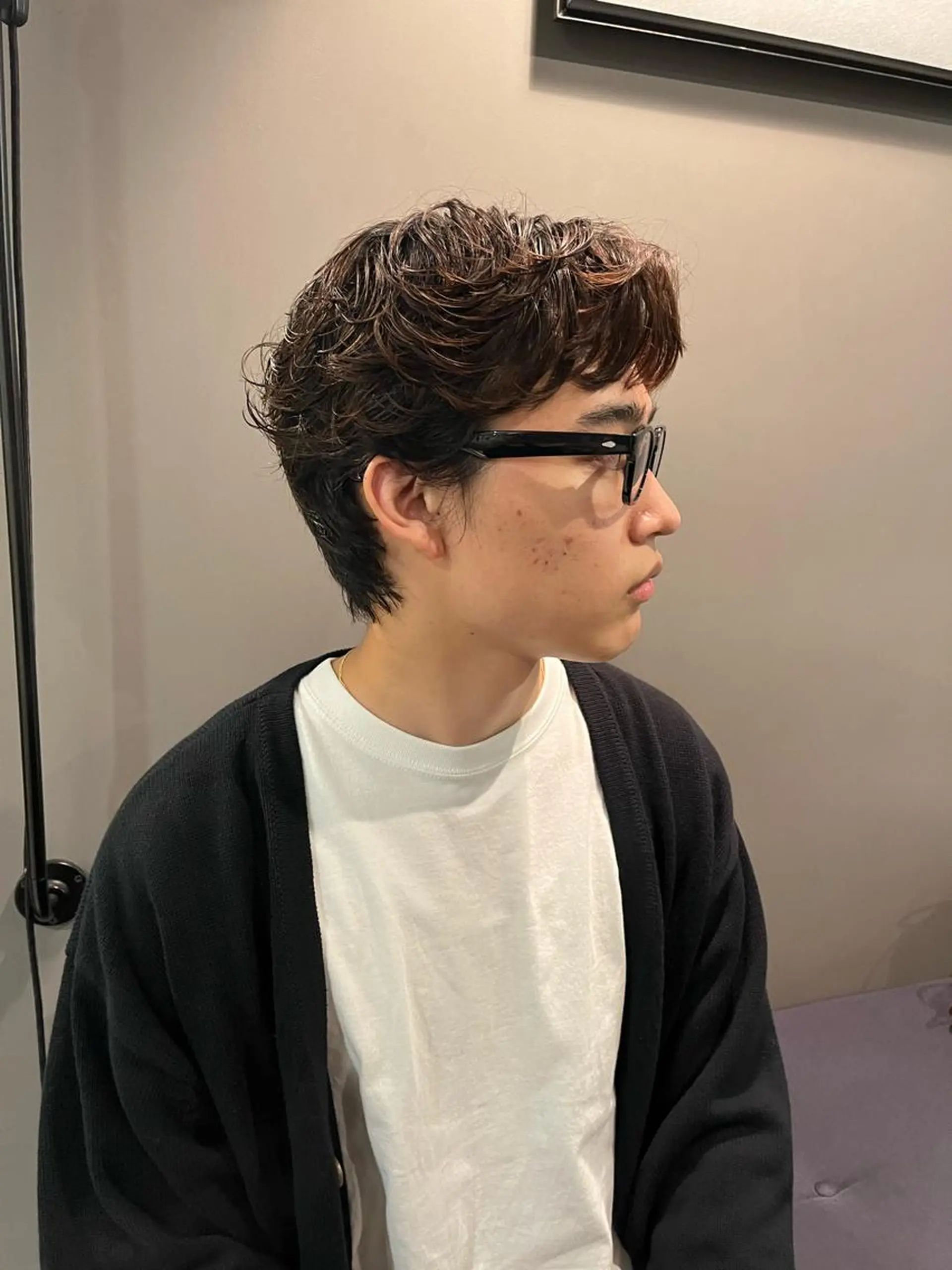 パーマ カット パーマ NERO 眞下秋歩のヘアスタイル