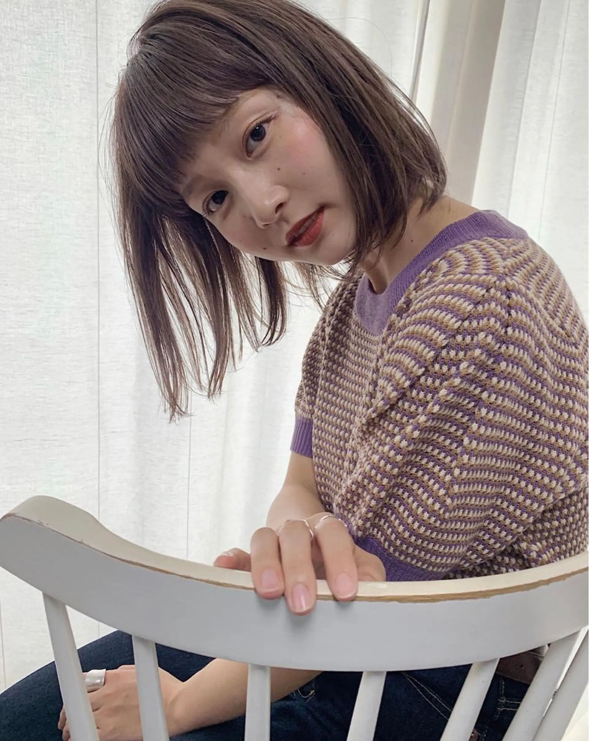 ショート カラー ヘアアレンジ ネイル マツエク・マツパ グレージュ ミルクティーグレージュ 古賀 侑磨のヘアスタイル