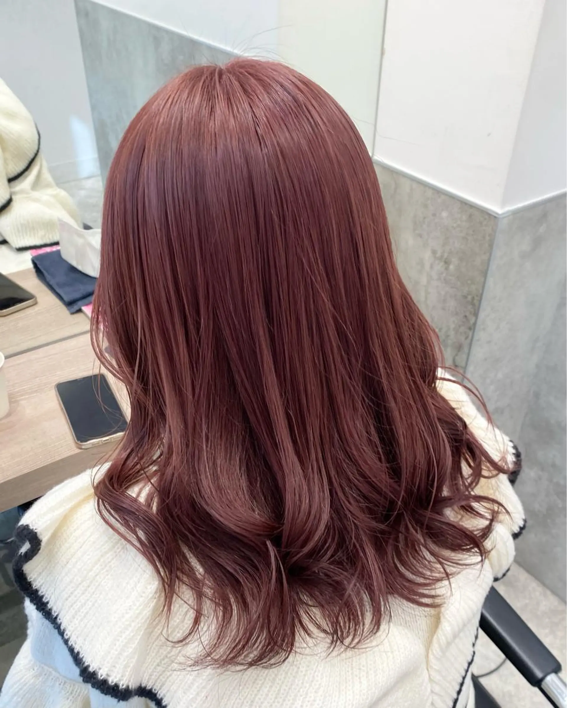 セミロング カラー 💗ガーリーヘア🎀 saki💗のヘアスタイル