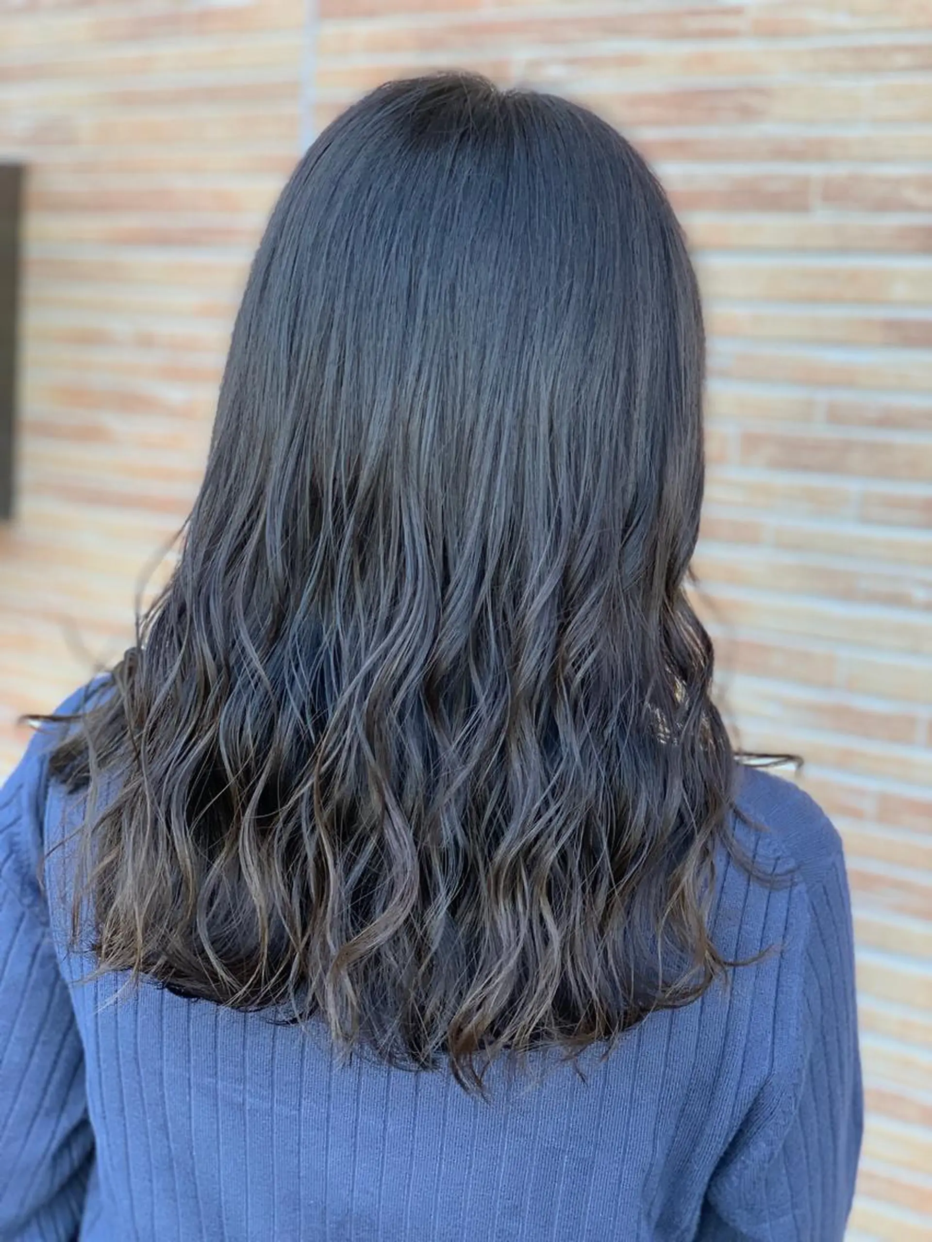 セミロング ハイライト 髪質改善 韓国風ヘア 縮毛矯正 ank classic hair【アンククラシックヘアー】所属・ハイライト職人撮影 モデル募集！齋藤祐哉のヘアスタイル