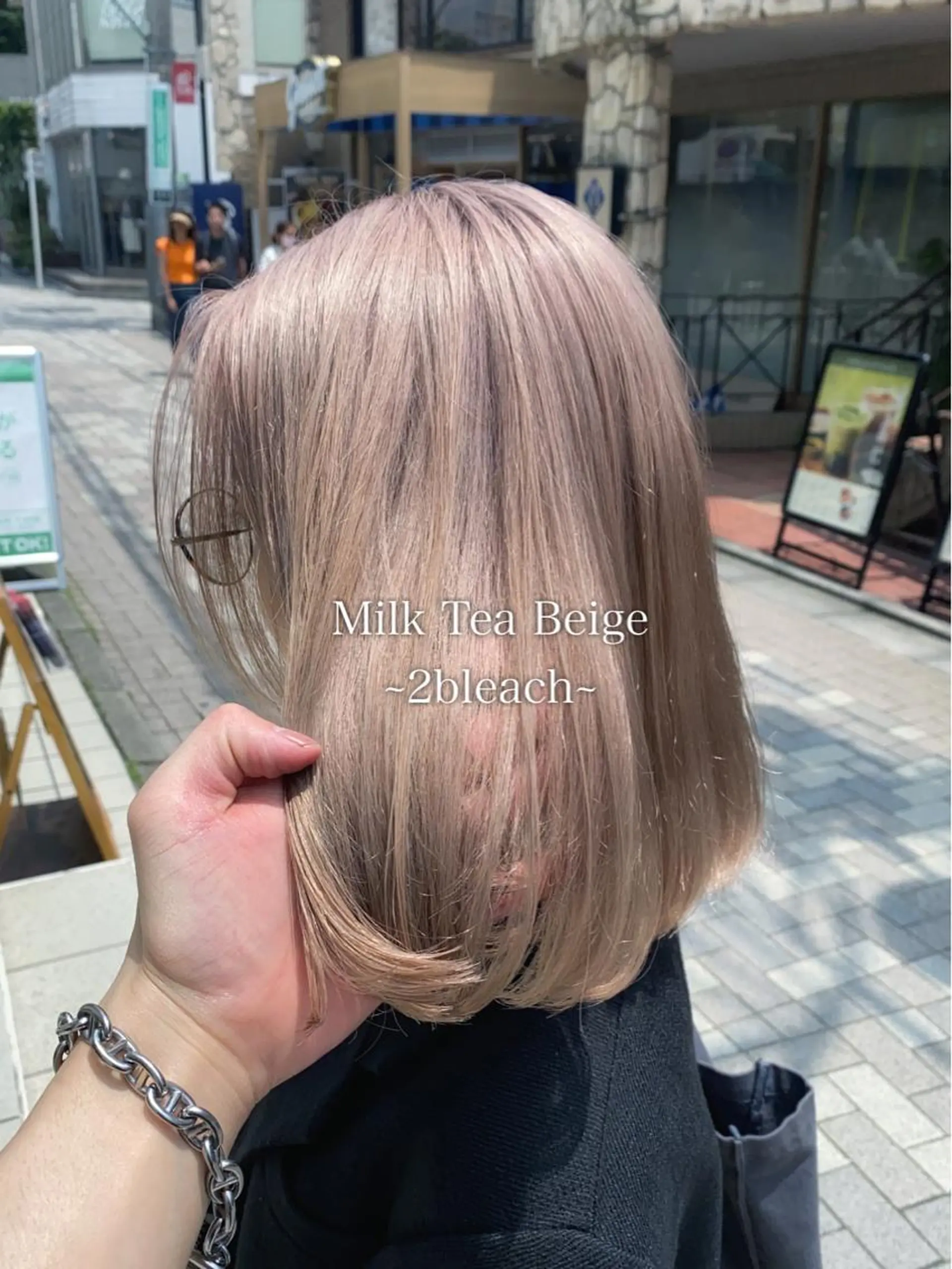 ショート カラー ヘアカラー トリートメント THESALONS所属・🤍ブリーチカラー /寄田龍樹🤍のヘアスタイル