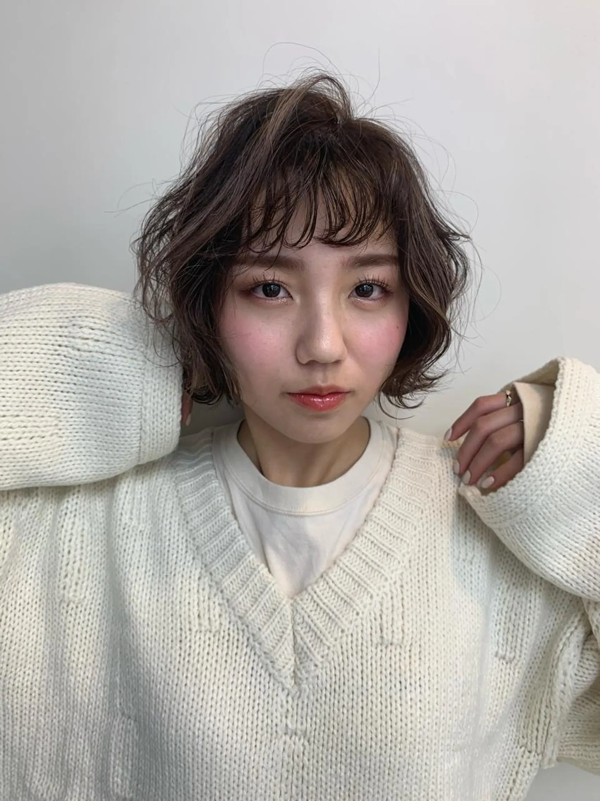 ショート ウスイ ハルカのヘアスタイル