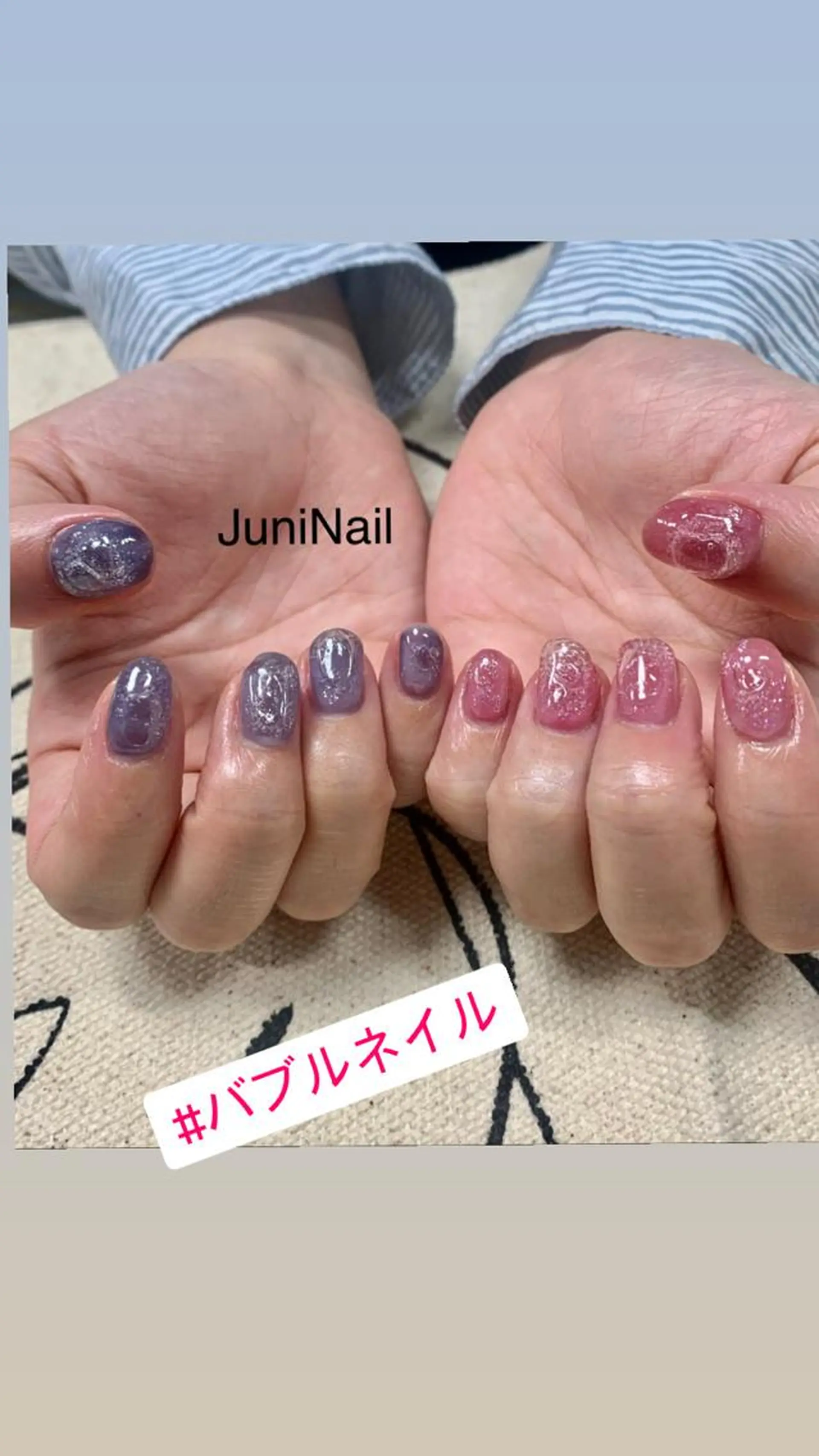 ネイル ハンドネイル JuniNail韓国 ネイリストsuのネイルデザイン
