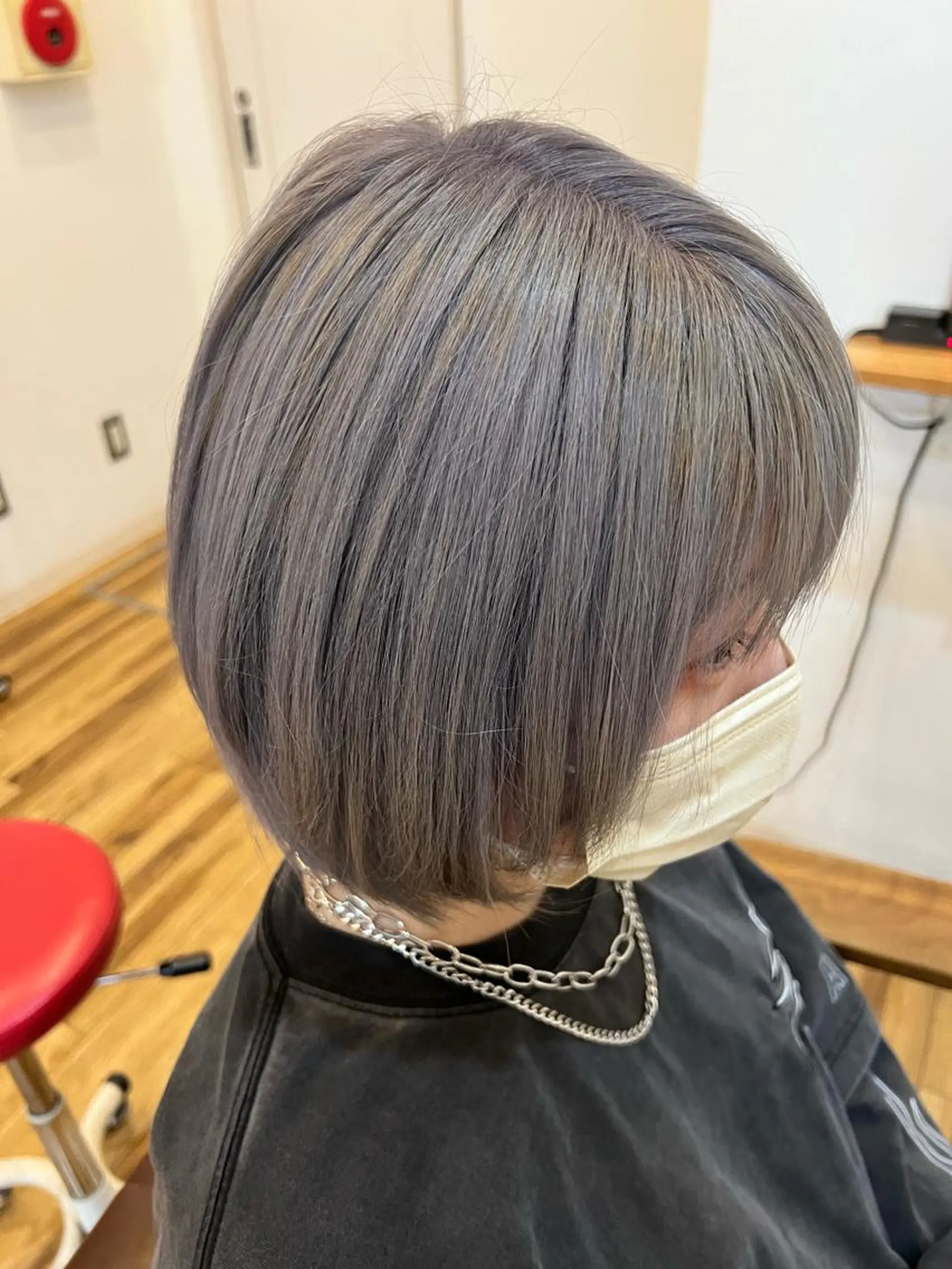 ミディアム カラー グレージュ 美容室Class所属・🐰ハイトーンカラー 畠山　渡🐰のヘアスタイル