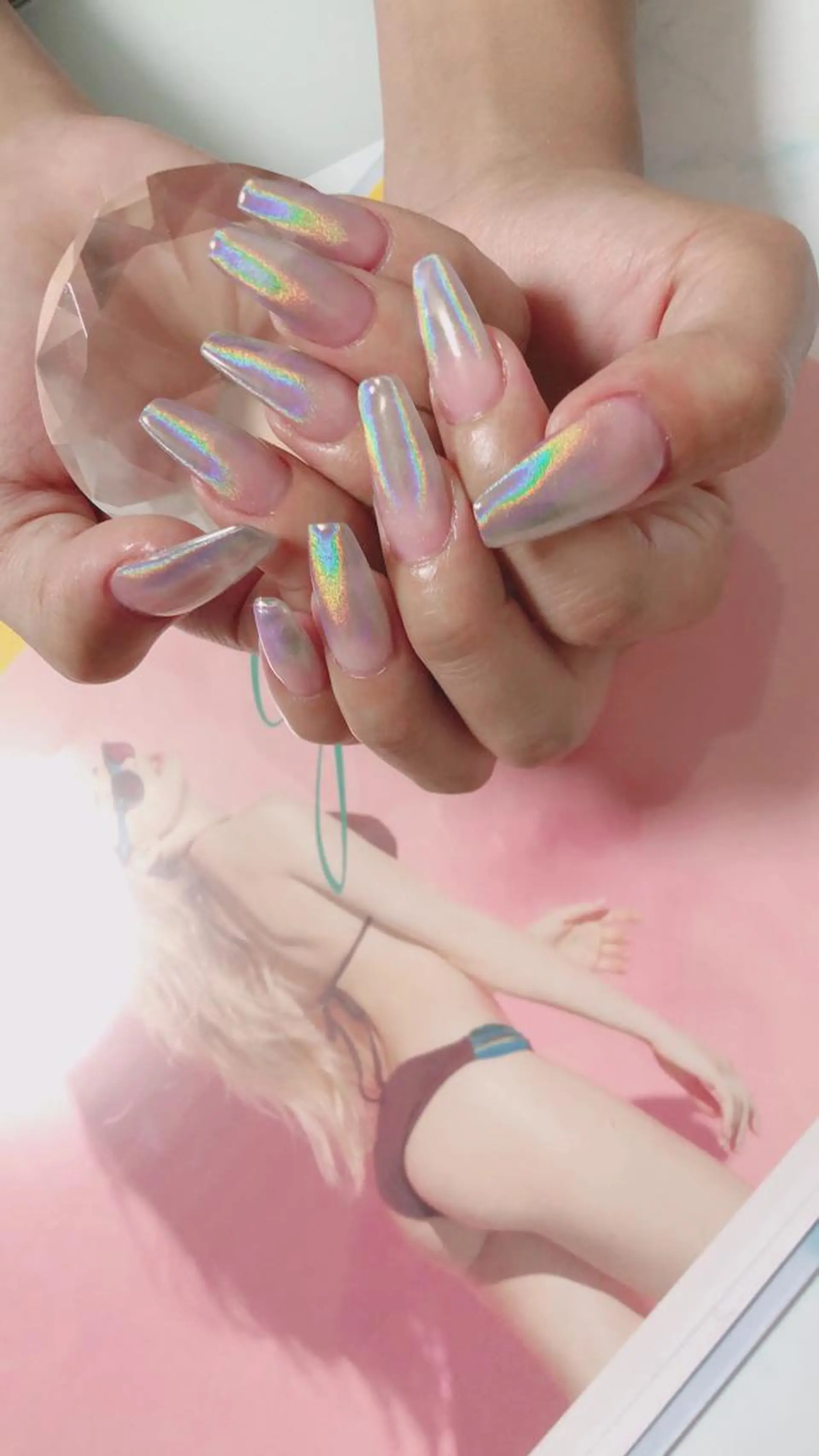 ロング カラー キッズ ネイル マツエク・マツパ 💎ビューティサロン 湘南　RIRAN💎のネイルデザイン