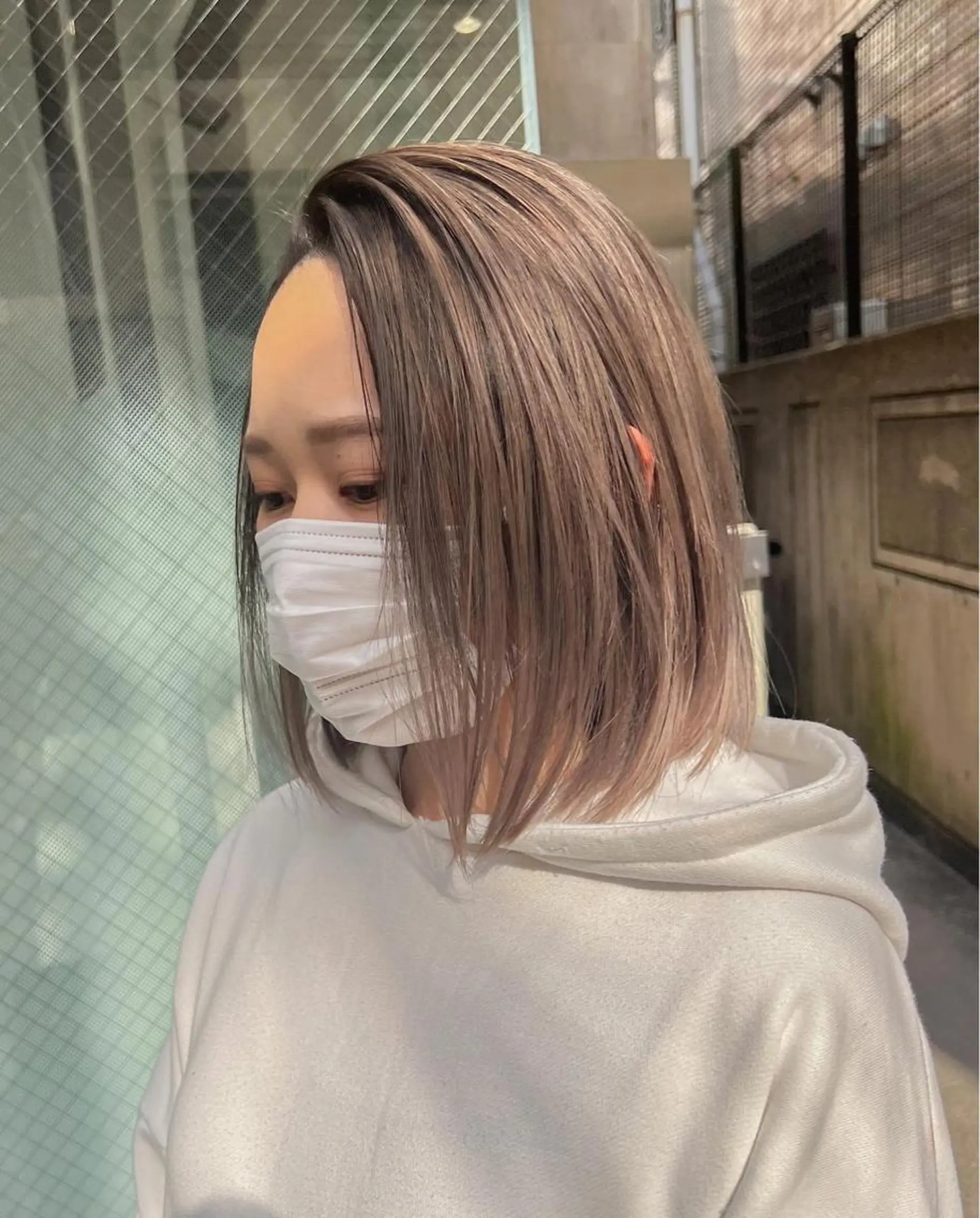 ミディアム カラー カット ヘアカラー トリートメント 海外デザイン🇺🇸 石渡諒太のヘアスタイル