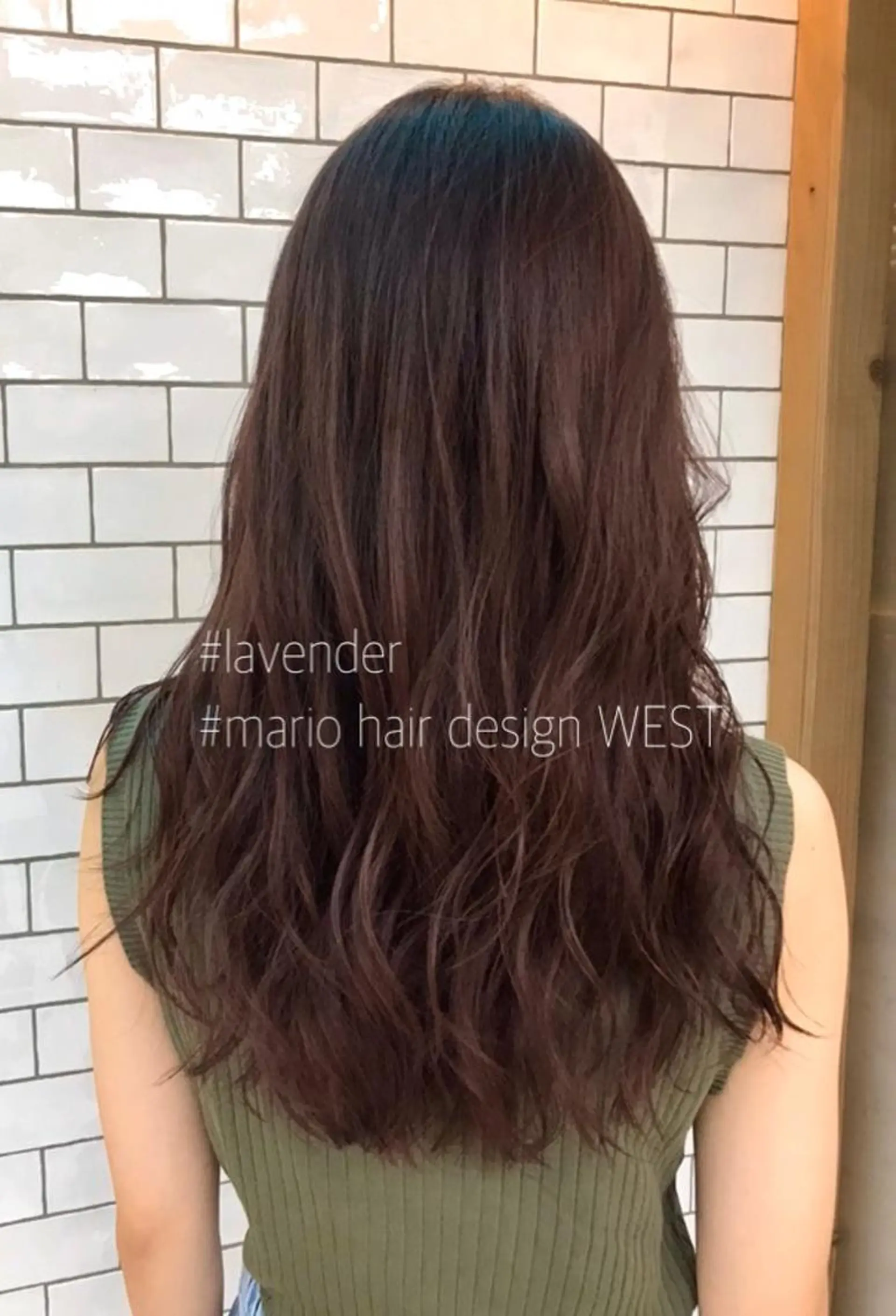 ロング カラー ラベンダーカラー 竹嶌 健吾のヘアスタイル