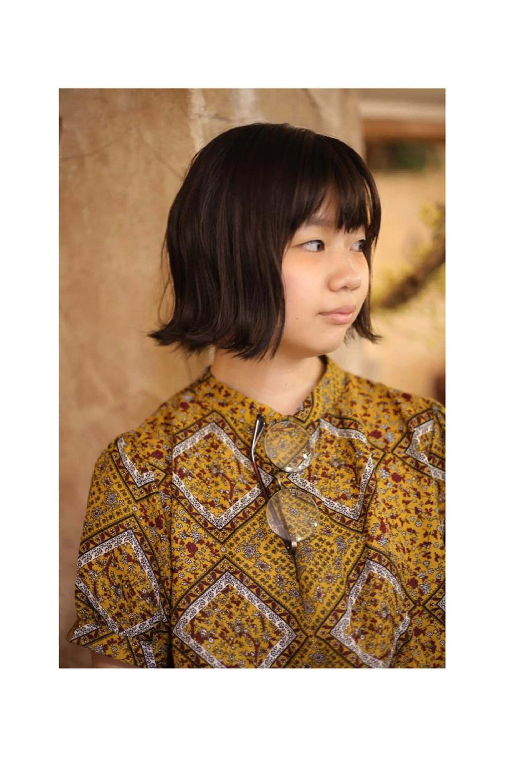ショート ボブ 外ハネヘア nico 。のヘアスタイル