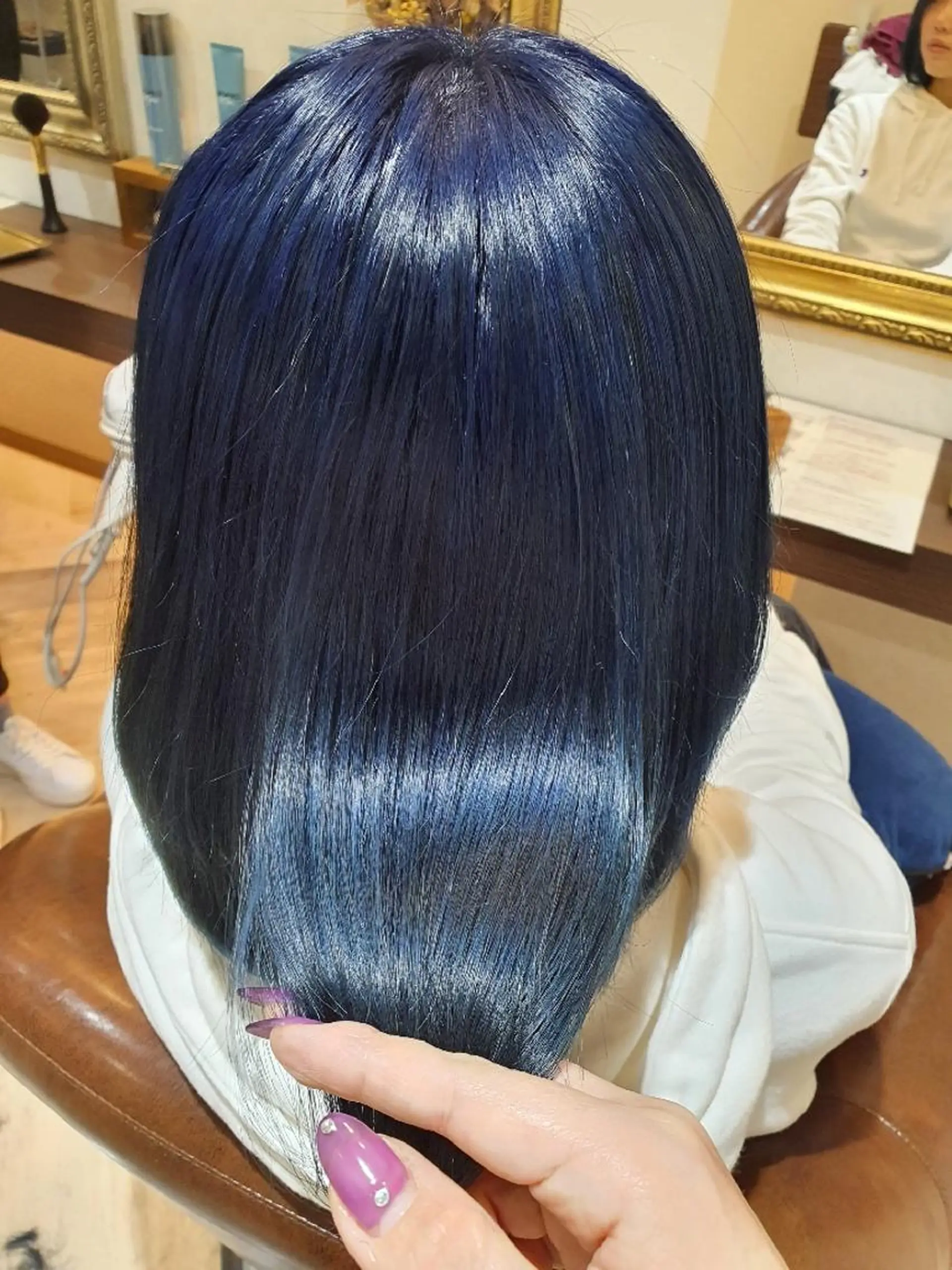 ミディアム 縮毛矯正 カット ヘアカラー トリートメント 酸性縮毛矯正の達人 髪質改善【美冴】のヘアスタイル