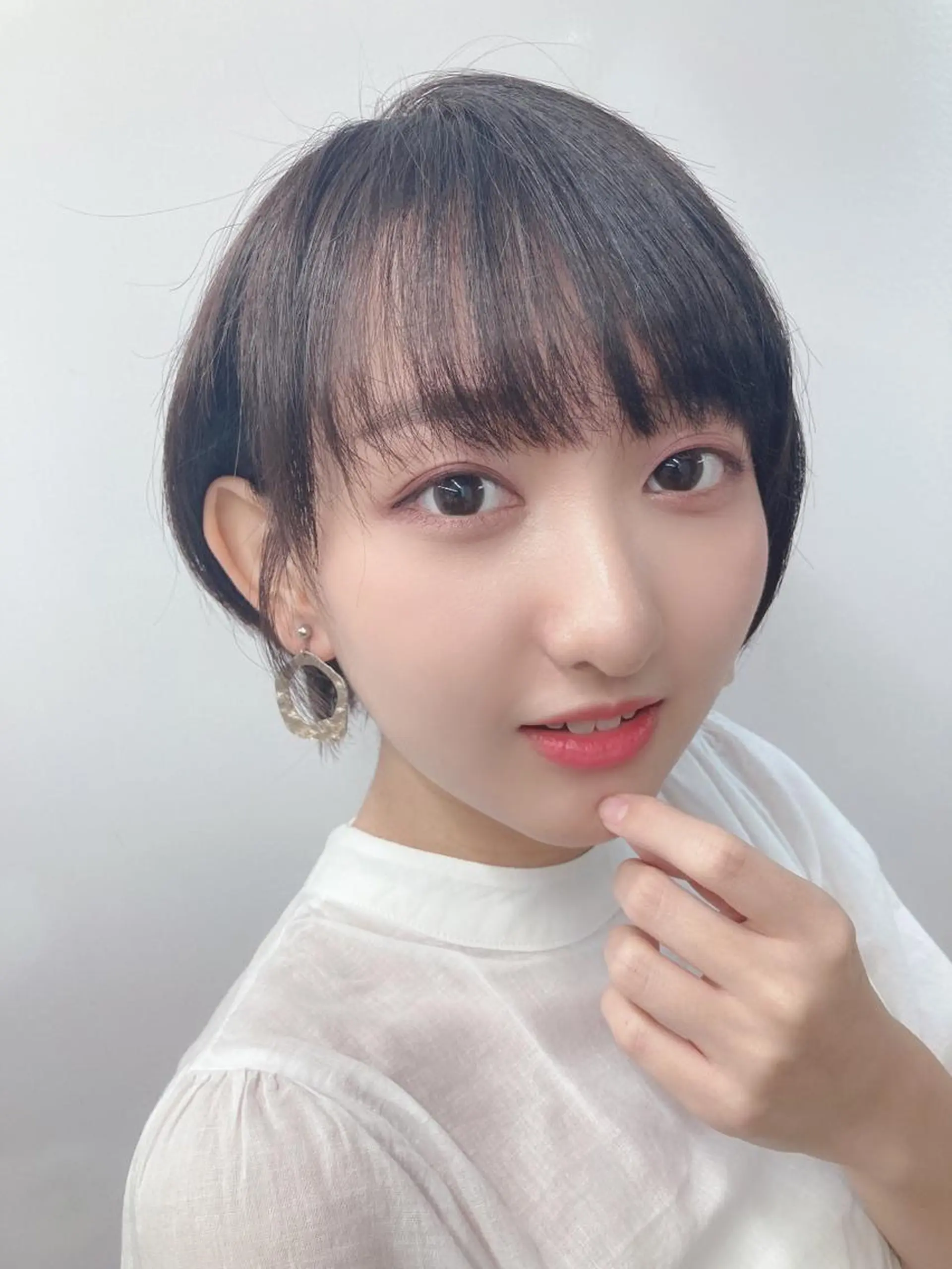 ショート カラー ヘアカラー トリートメント ブリーチ&似合せボブ 田中寛十のヘアスタイル