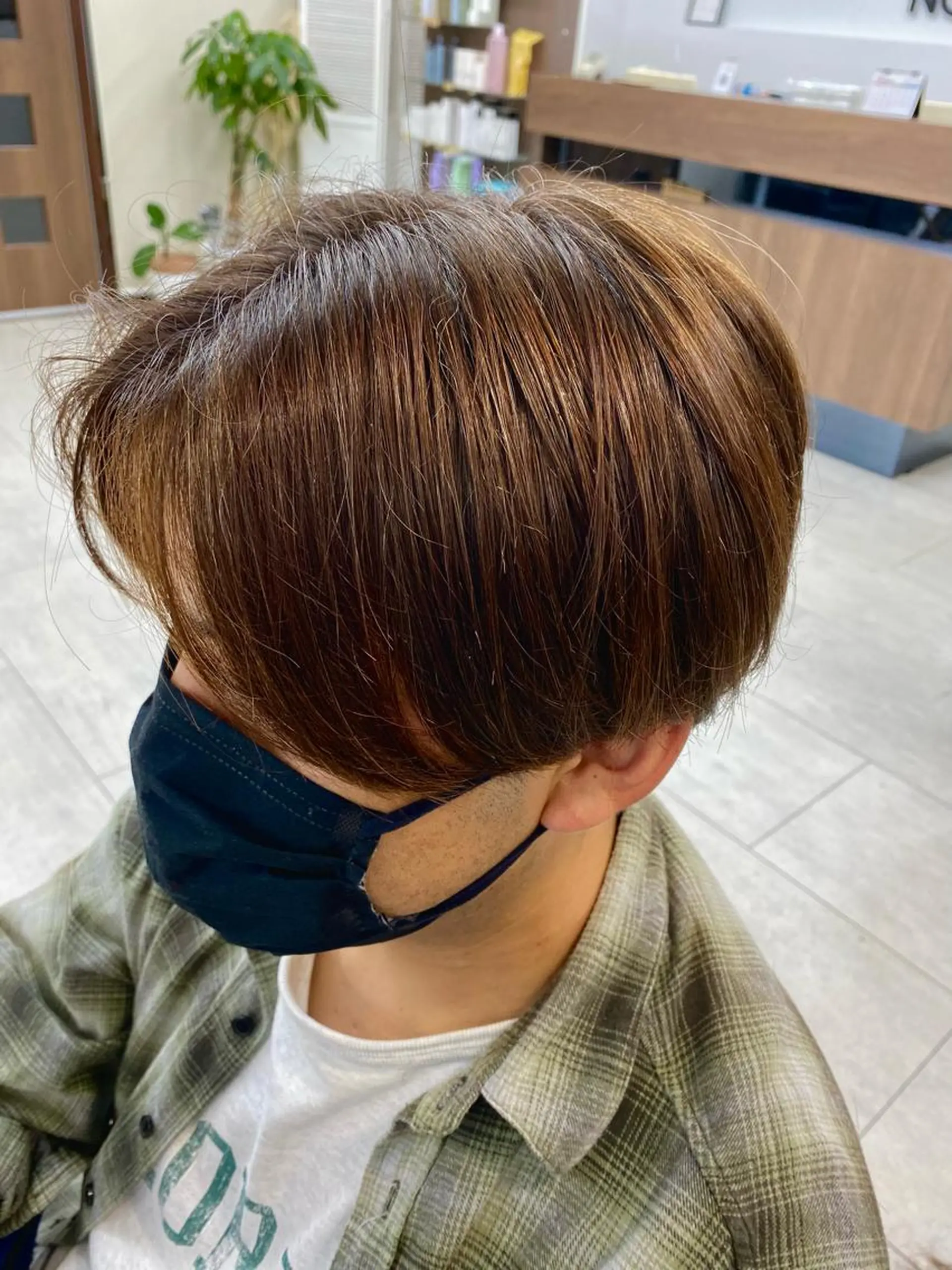 ショート メンズ センターパート カット メンズパーマの達人 /タカシマ　ダイスケのヘアスタイル