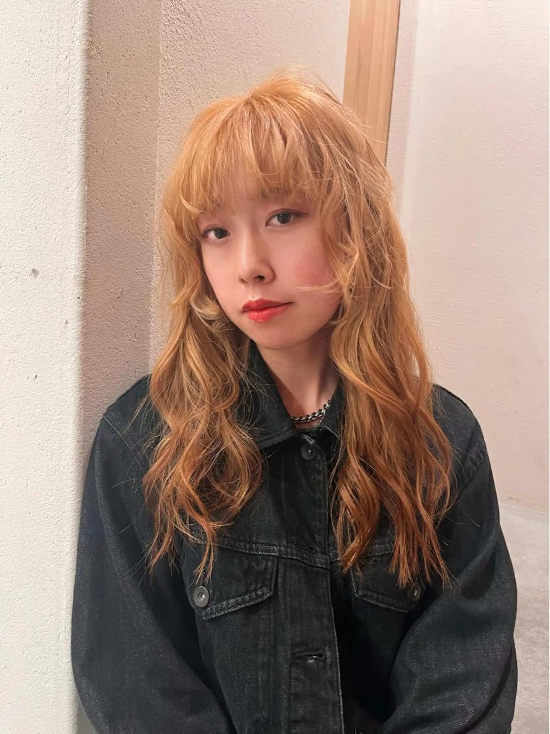 セミロング 韓国レイヤーカット/ 酸性縮毛矯正MIKUのヘアスタイル