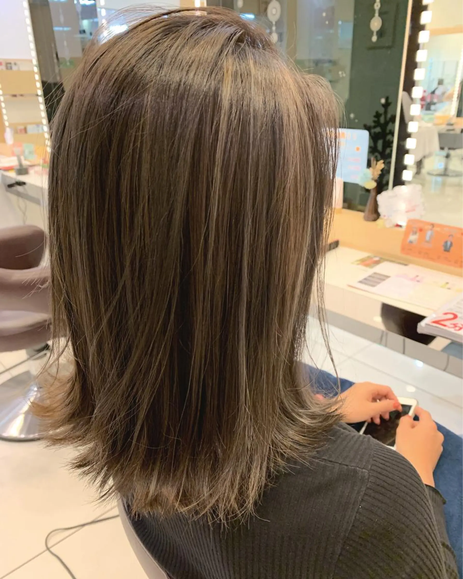 ミディアム 中村 卓也のヘアスタイル