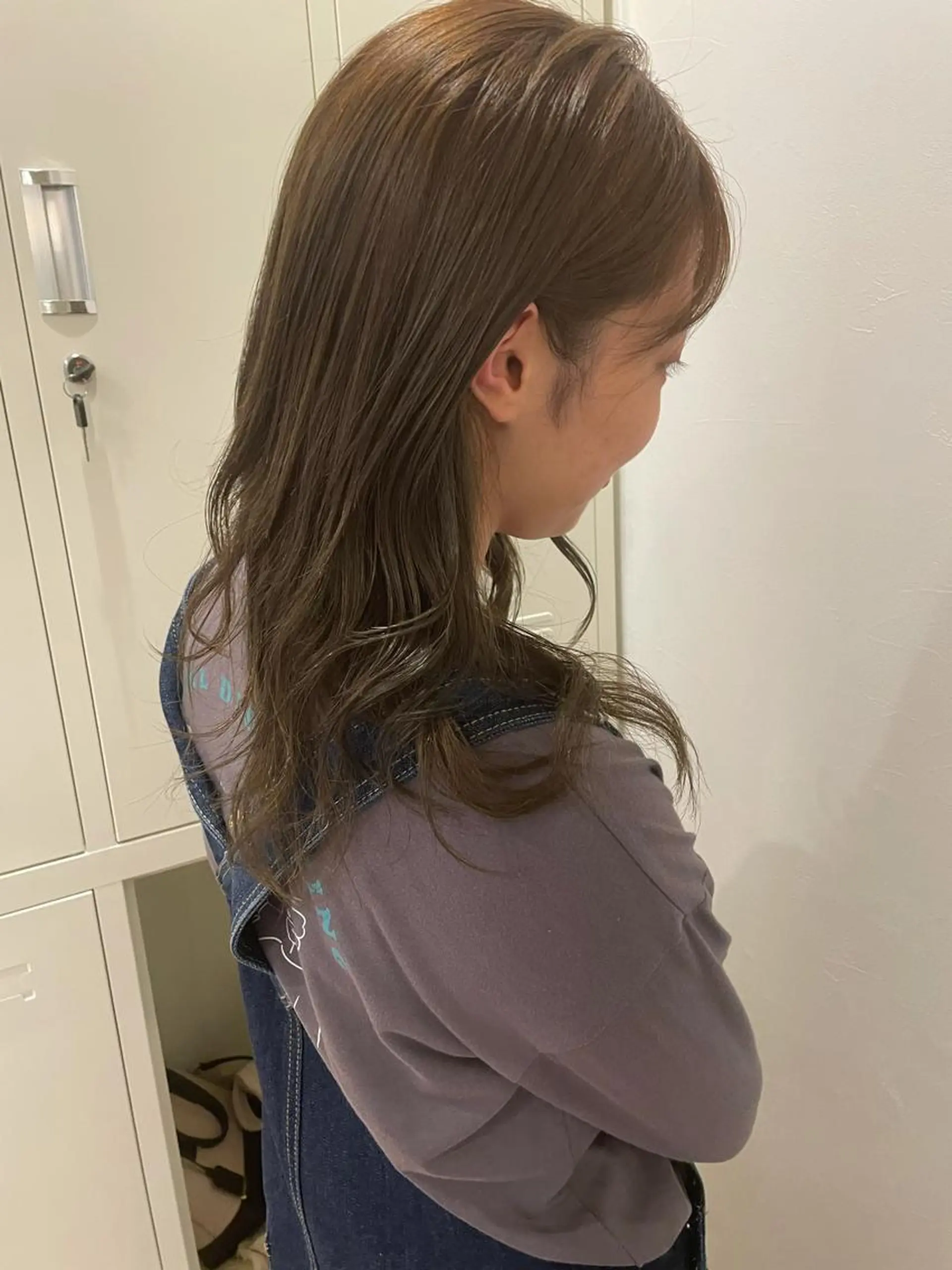 セミロング カラー ヘアアレンジ グレージュ カット ヘアカラー トリートメント 北九州美容室 🕊️わかな✂︎のヘアスタイル