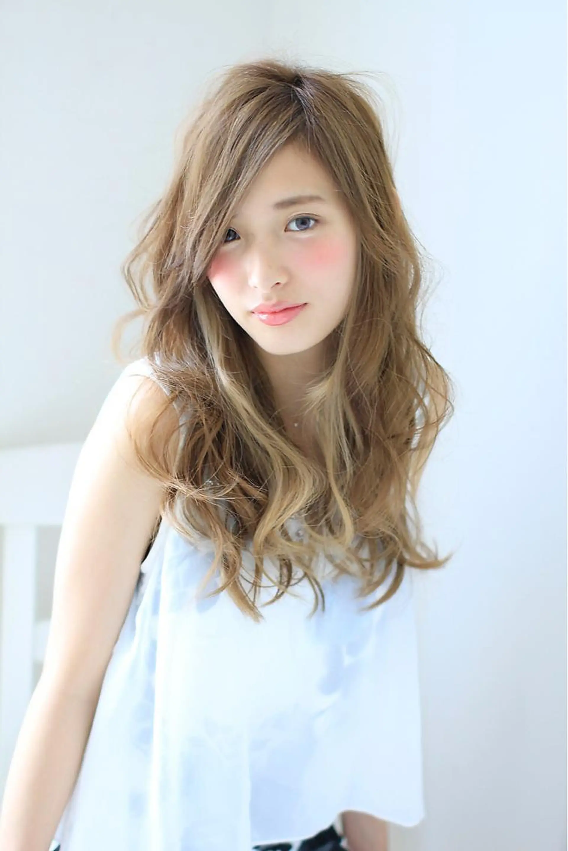 ロング カラー カット ヘアカラー トリートメント ヘッドスパ ☆ハイトーン口コミ◎ WiLL/京橋のヘアスタイル