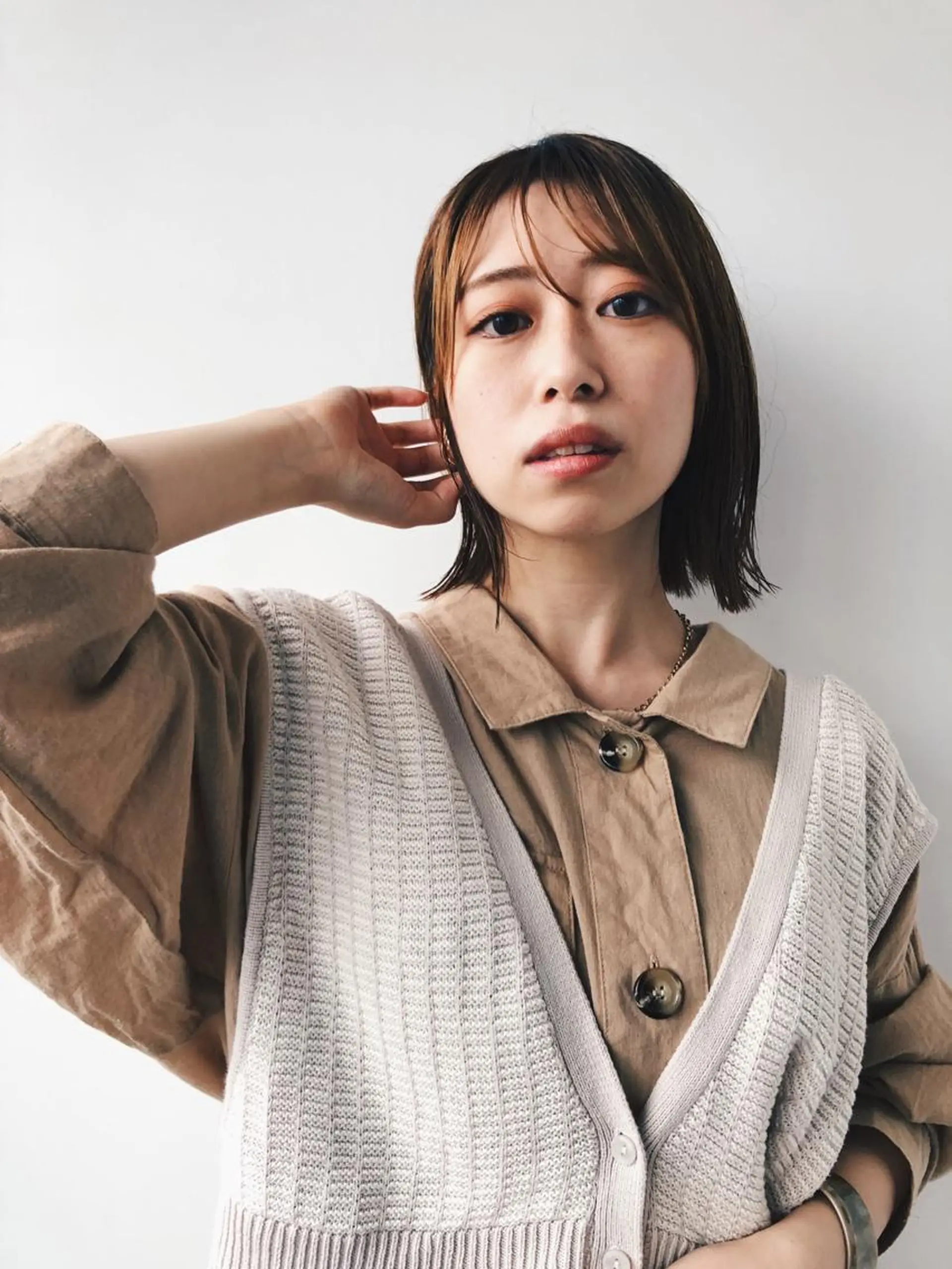 ショート カラー カット ヘアカラー ウルフ、ボブ美容師 今井のヘアスタイル