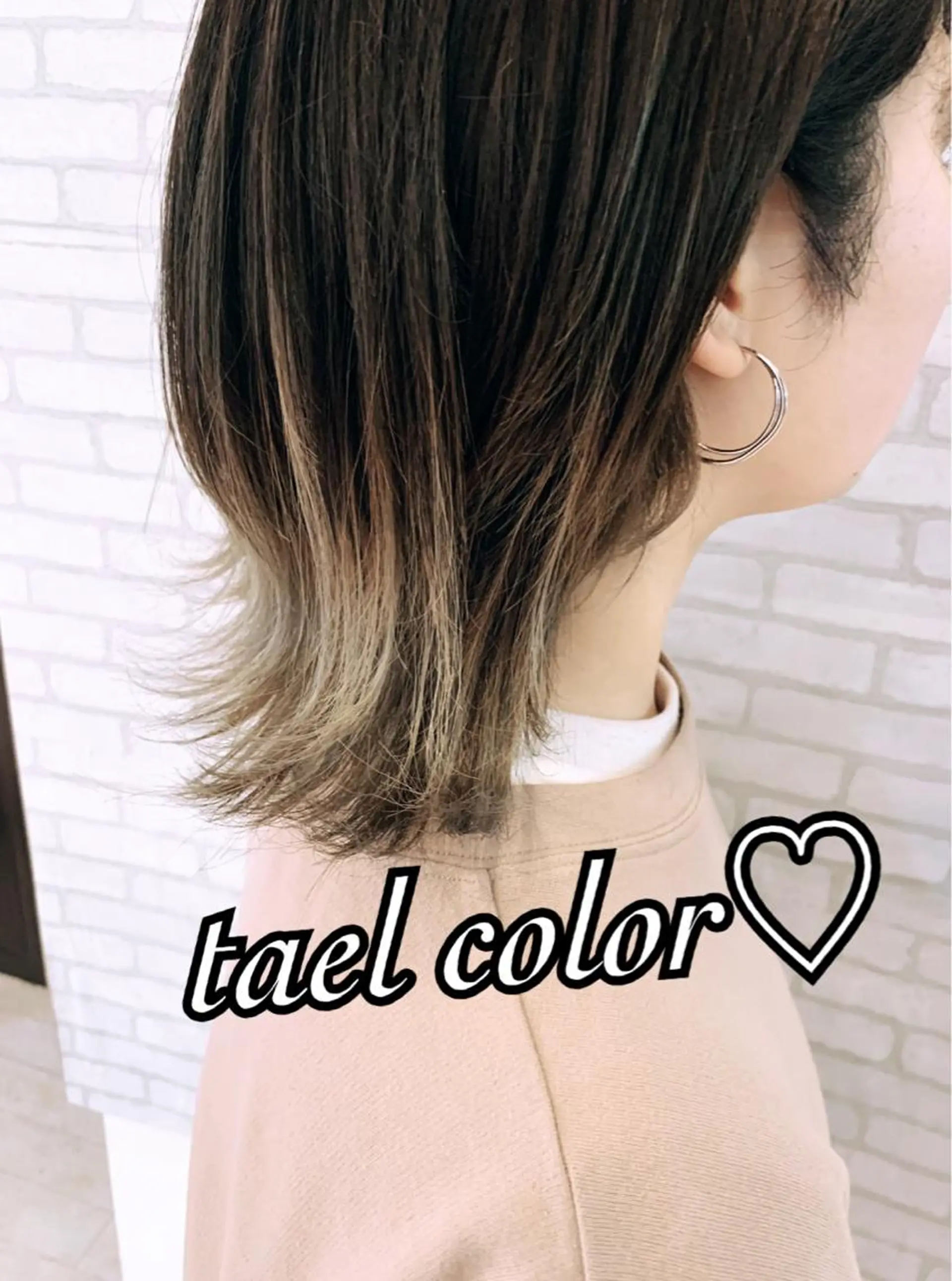 ミディアム カラー ブリーチ Dia✂︎ 高澤優希のヘアスタイル