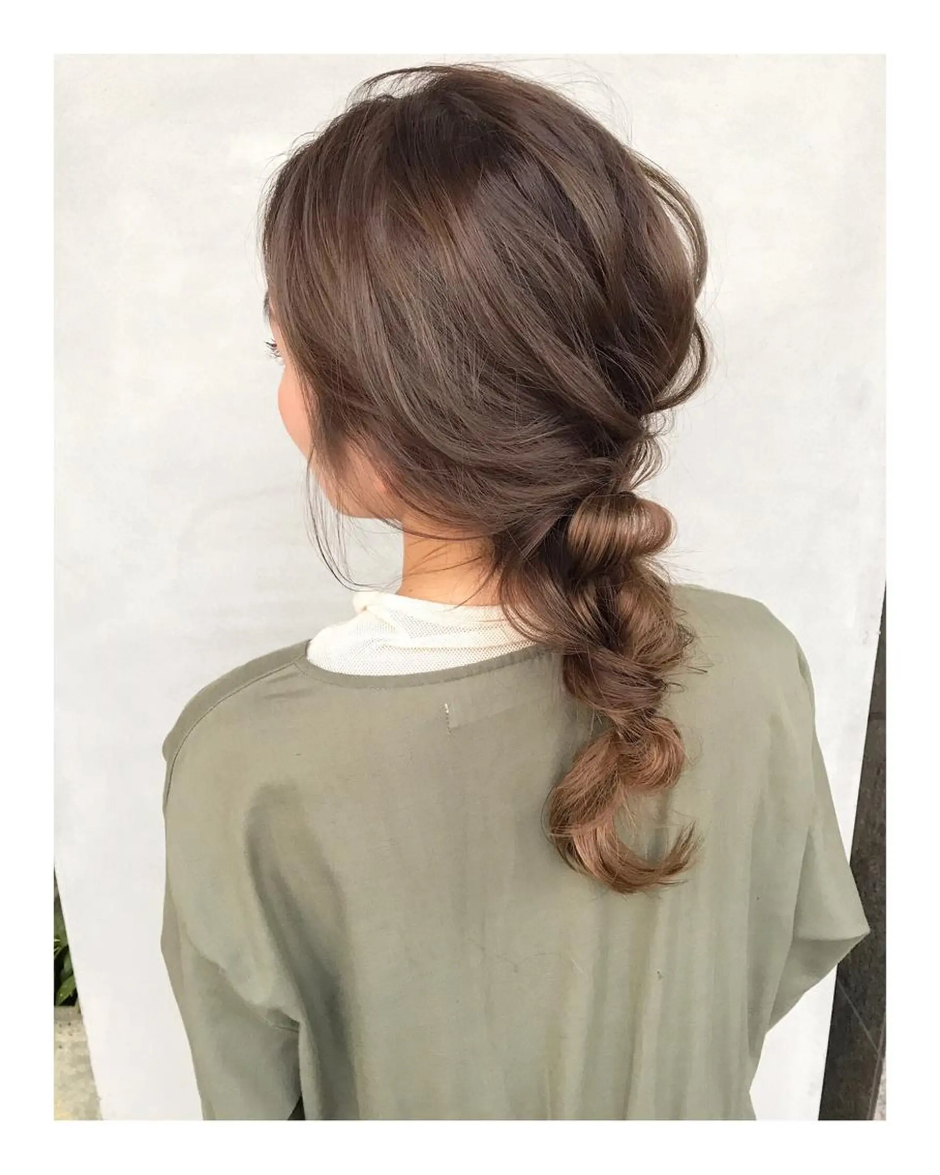 セミロング 玉ねぎヘアー 河田 海陽のヘアスタイル
