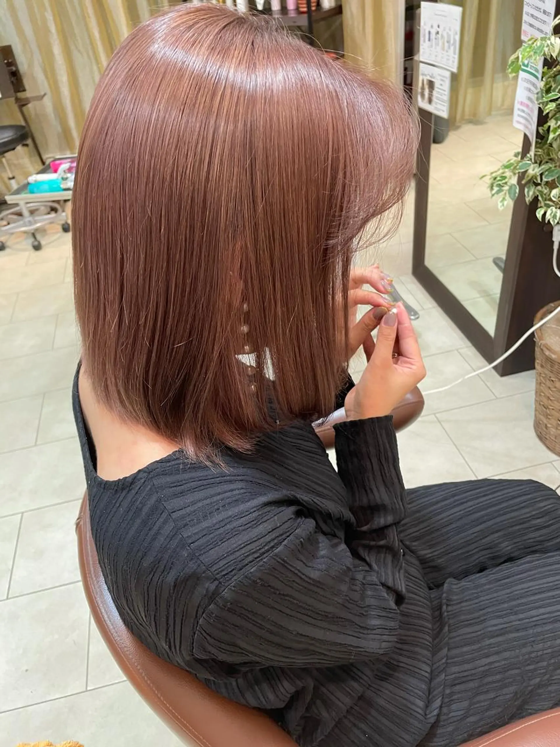 ミディアム 天王寺ハイトーン rinkaのヘアスタイル