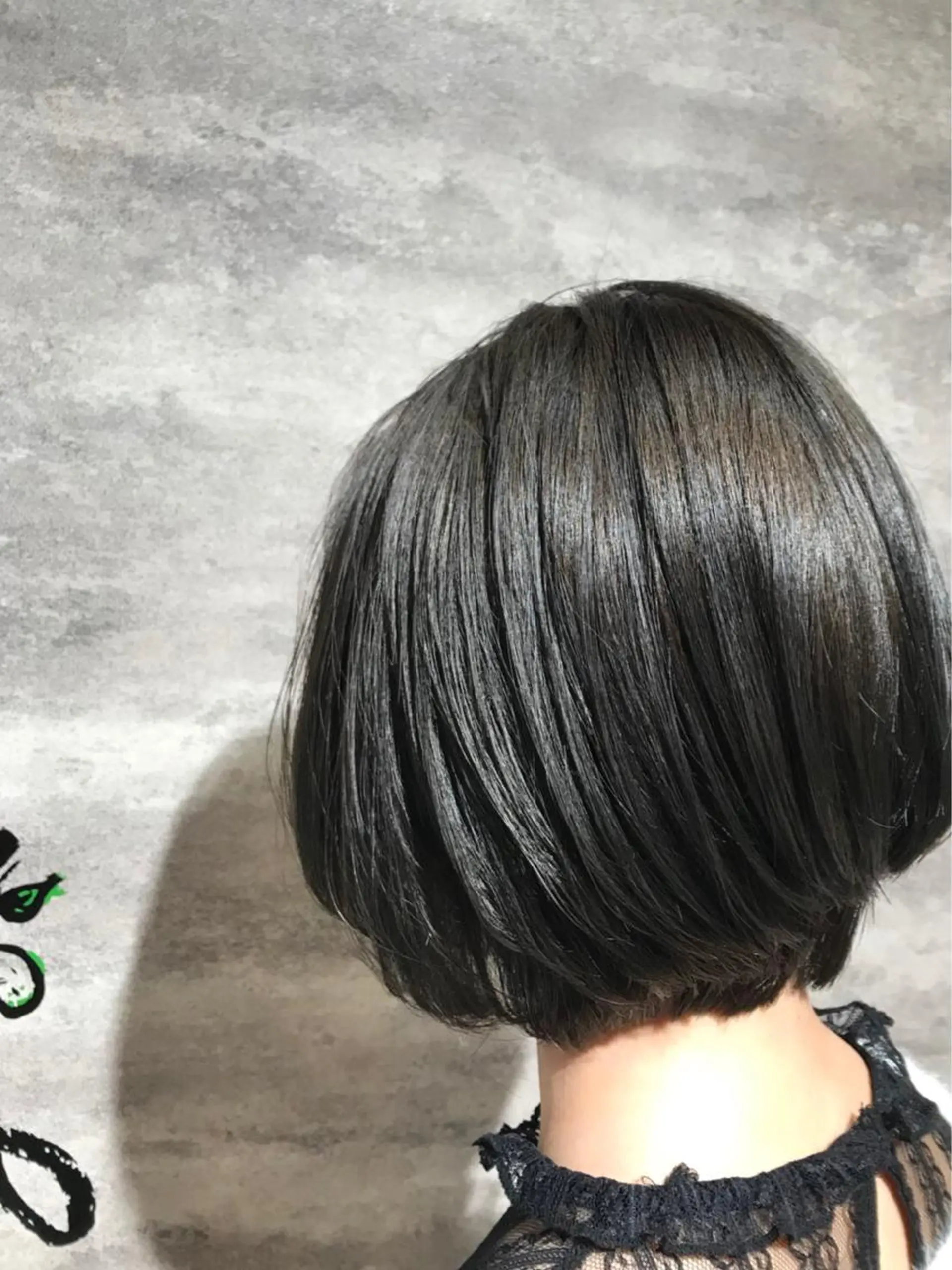 ショート カラー 黒髪 シルバー 💈Blanco💈 カラー&ケア🌈のヘアスタイル