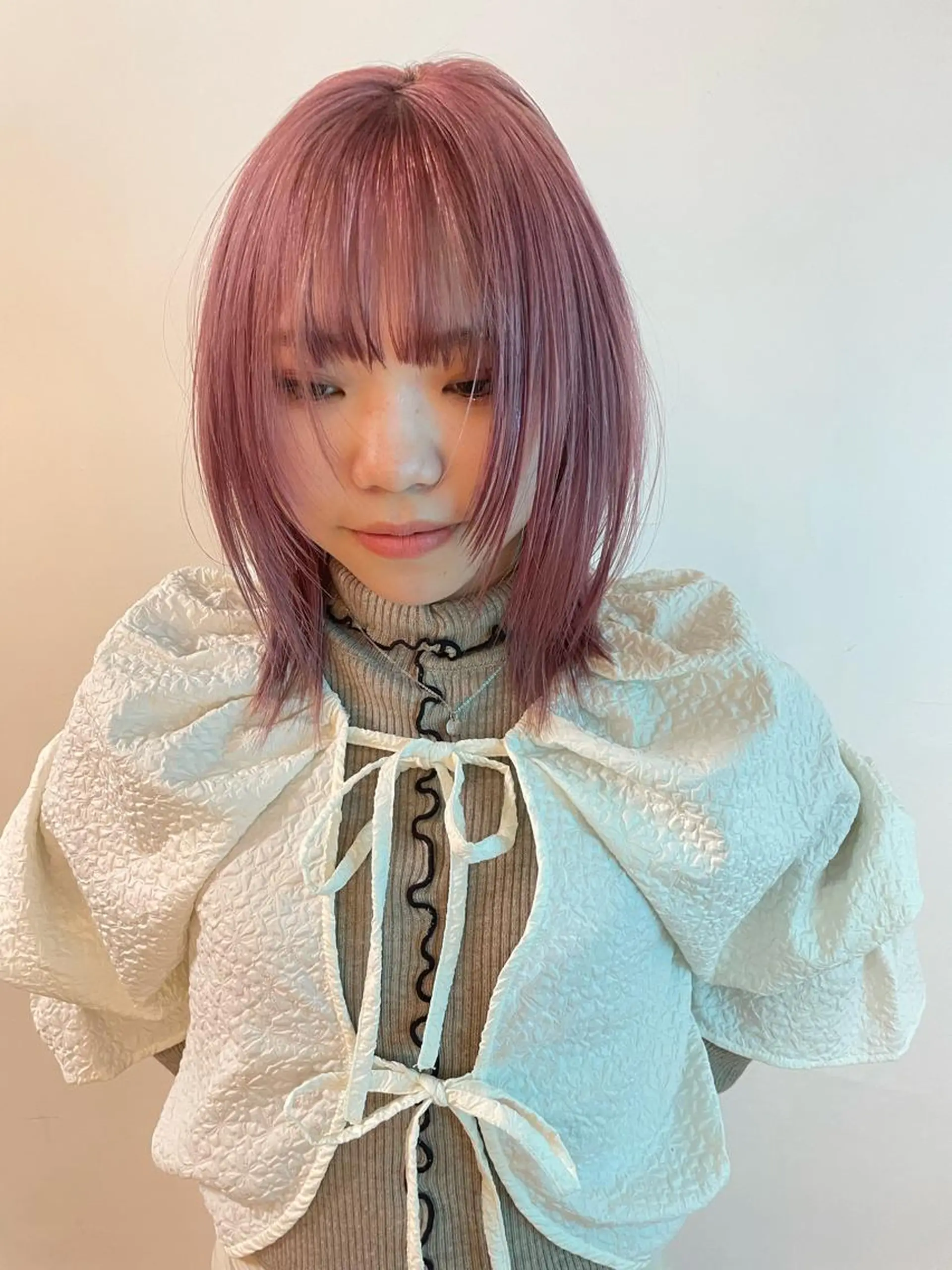 カラー ピンクカラー ヘアカラー HARE &nail ☪️remiのヘアスタイル