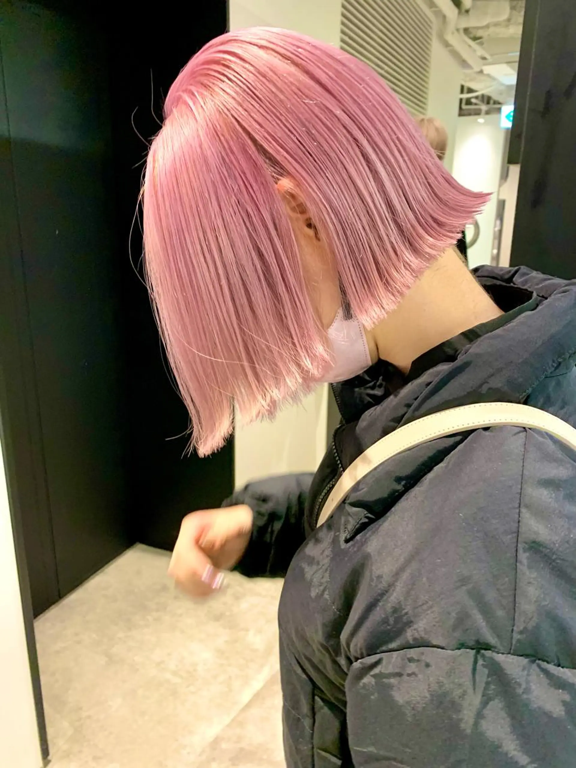 ショート カラー ヘアアレンジ ハイトーン/美髪矯正 🍃大江拓実のヘアスタイル