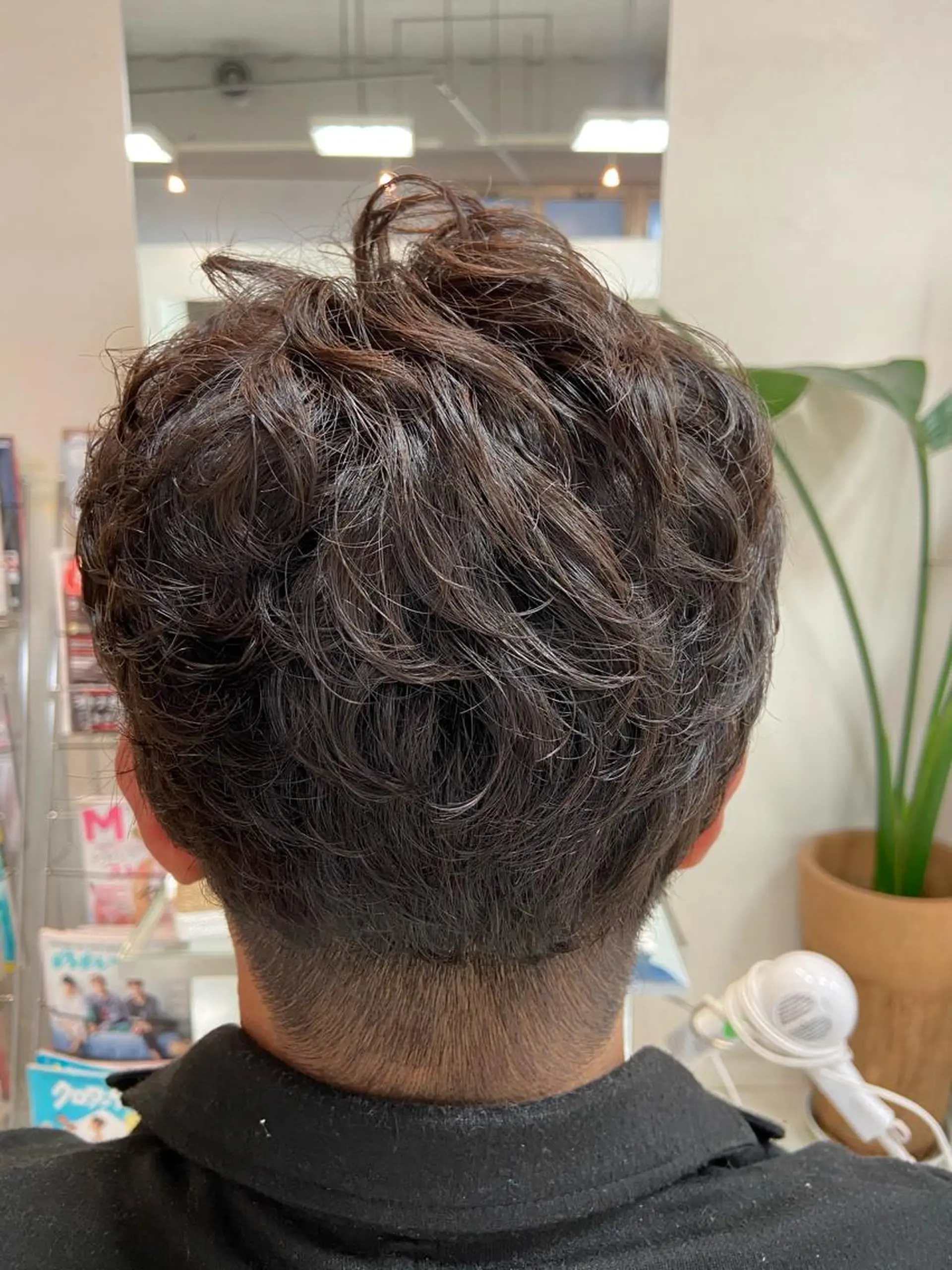 パーマ メンズ メンズパーマ カット パーマ 菊地 美憂のヘアスタイル