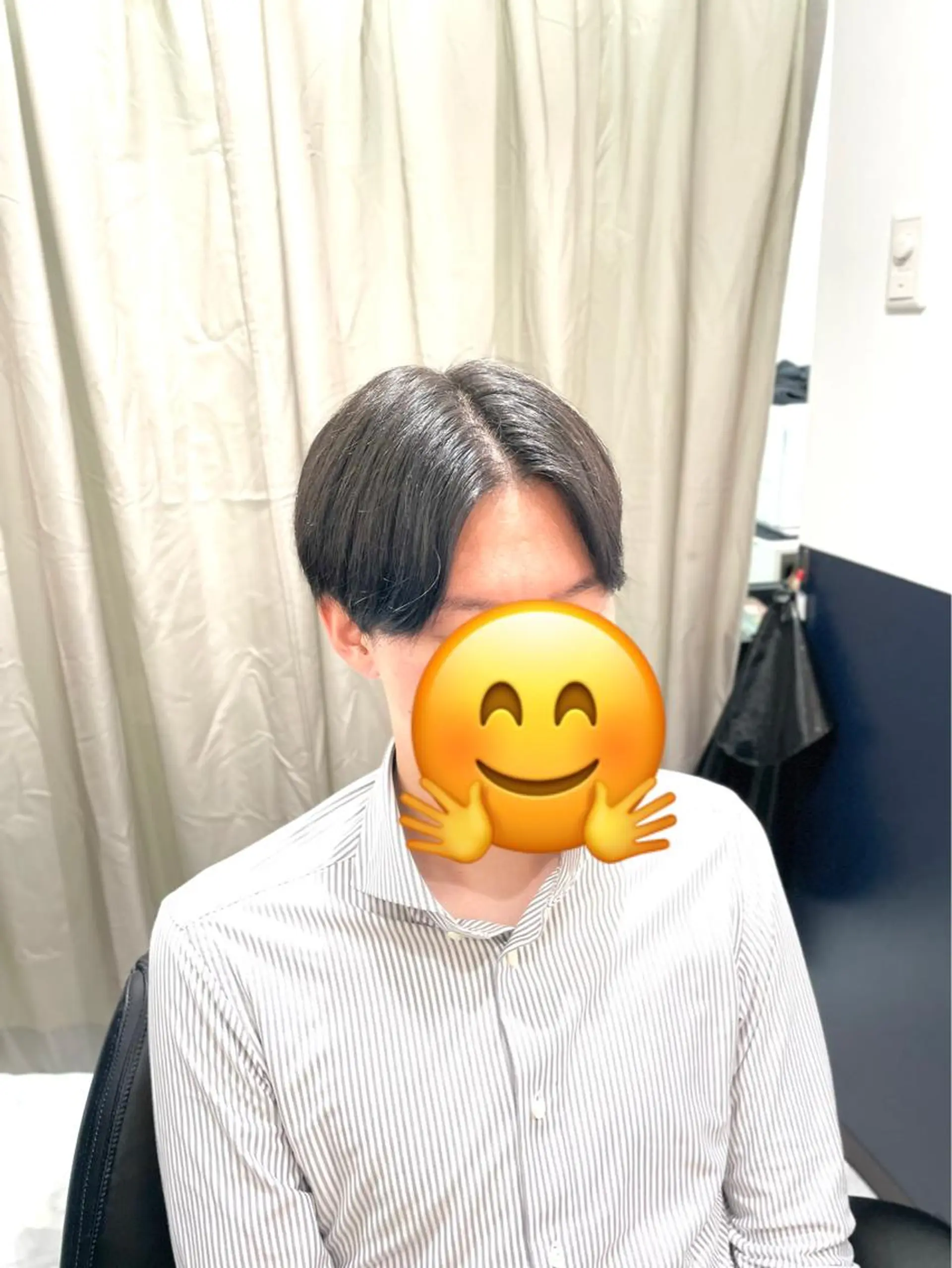 ショート メンズ センターパート カット 銀座メンズカット/ 銀座メンズパーマ/のヘアスタイル