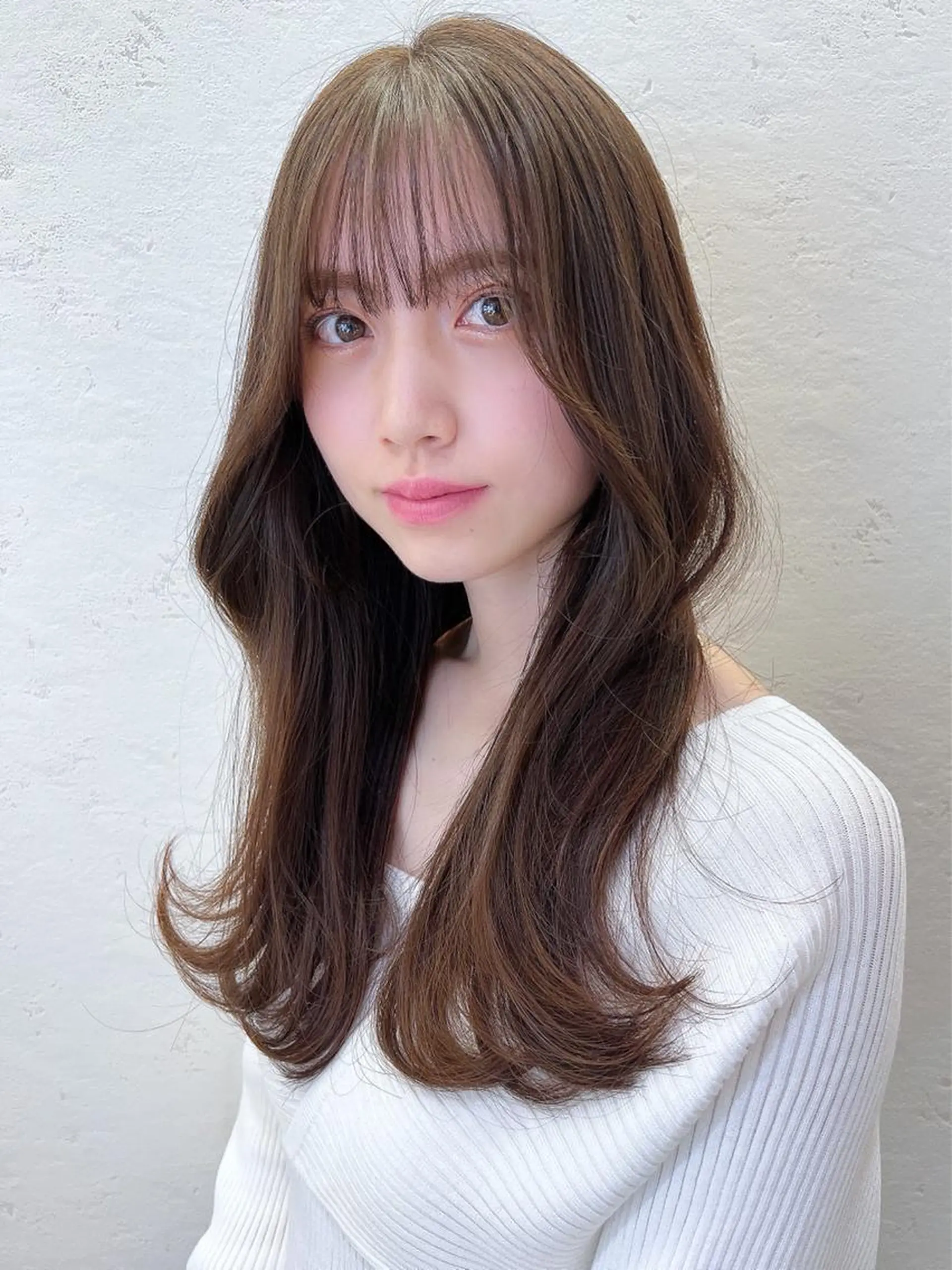 ロング カラー カット ヘアカラー 韓国ヘア×髪質改善 /yoshikaのヘアスタイル