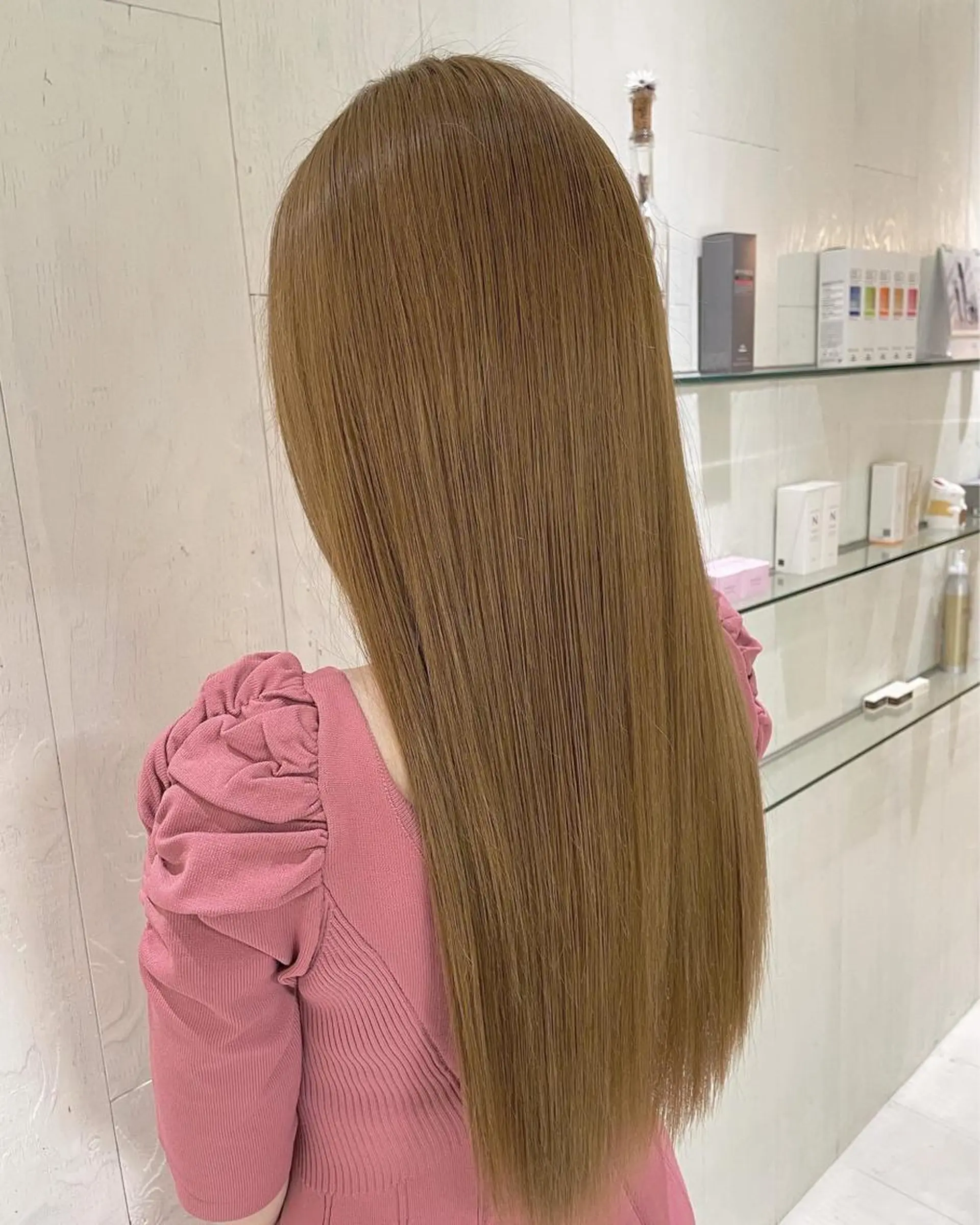 ロング カラー アッシュ 外国人風カラー レイヤーカット トリートメント カット ヘアカラー トリートメント 河合秀明/ショート /ボブ/レイヤーのヘアスタイル