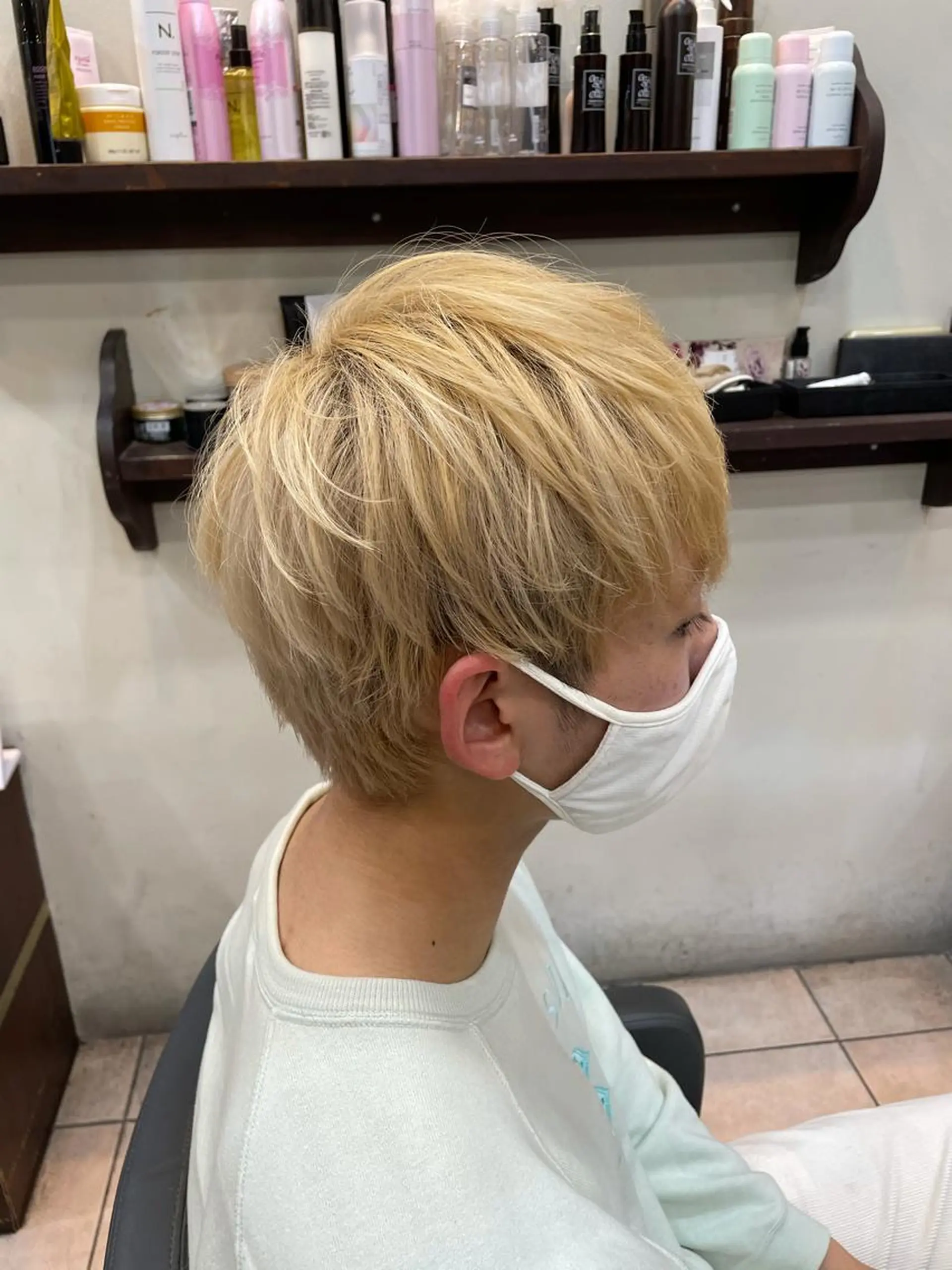 カラー メンズ カット ヘアカラー FRAME ASUKAのヘアスタイル