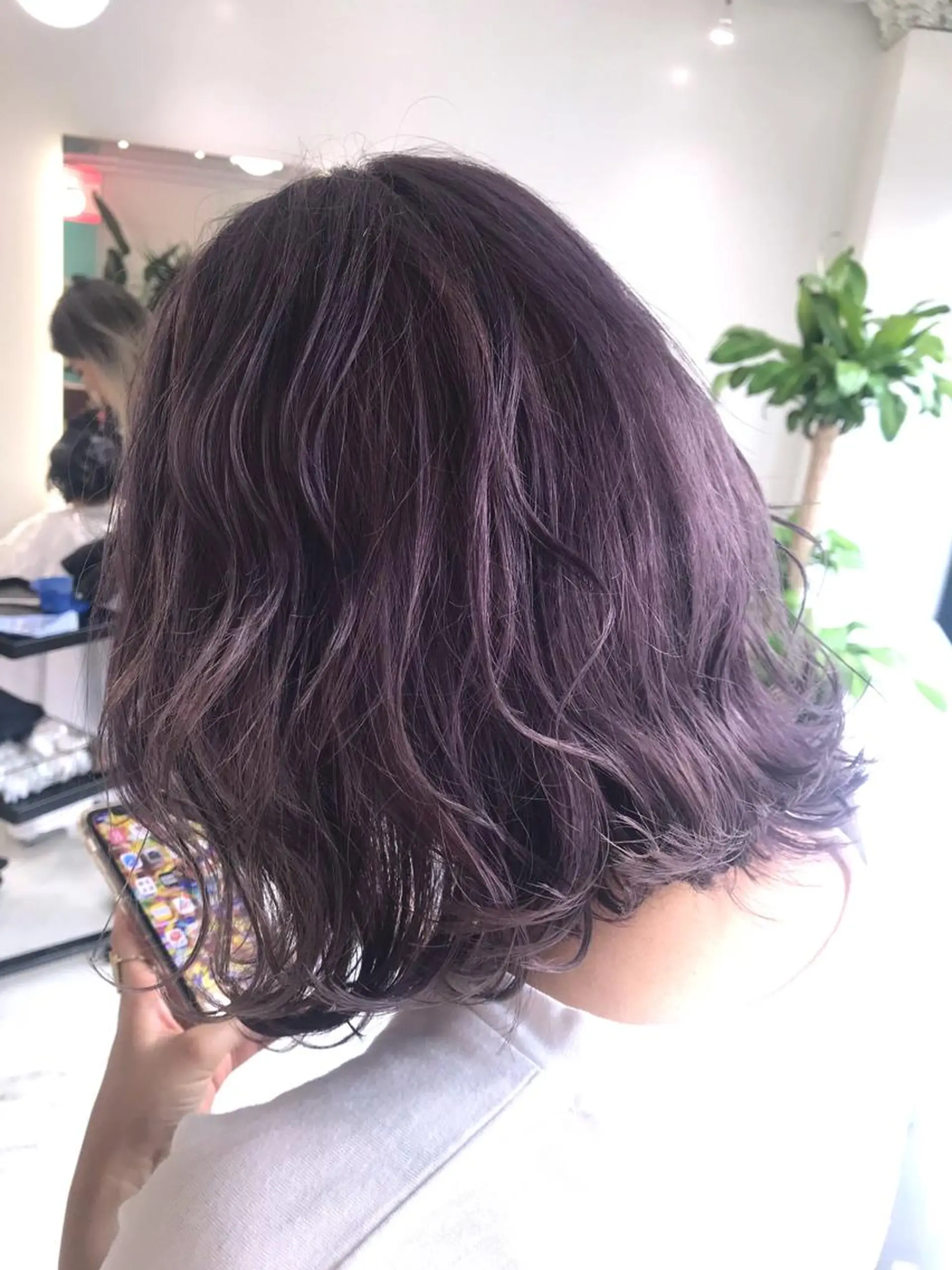 ミディアム カラー ヘアアレンジ GRAND OMOTESANDOのヘアスタイル