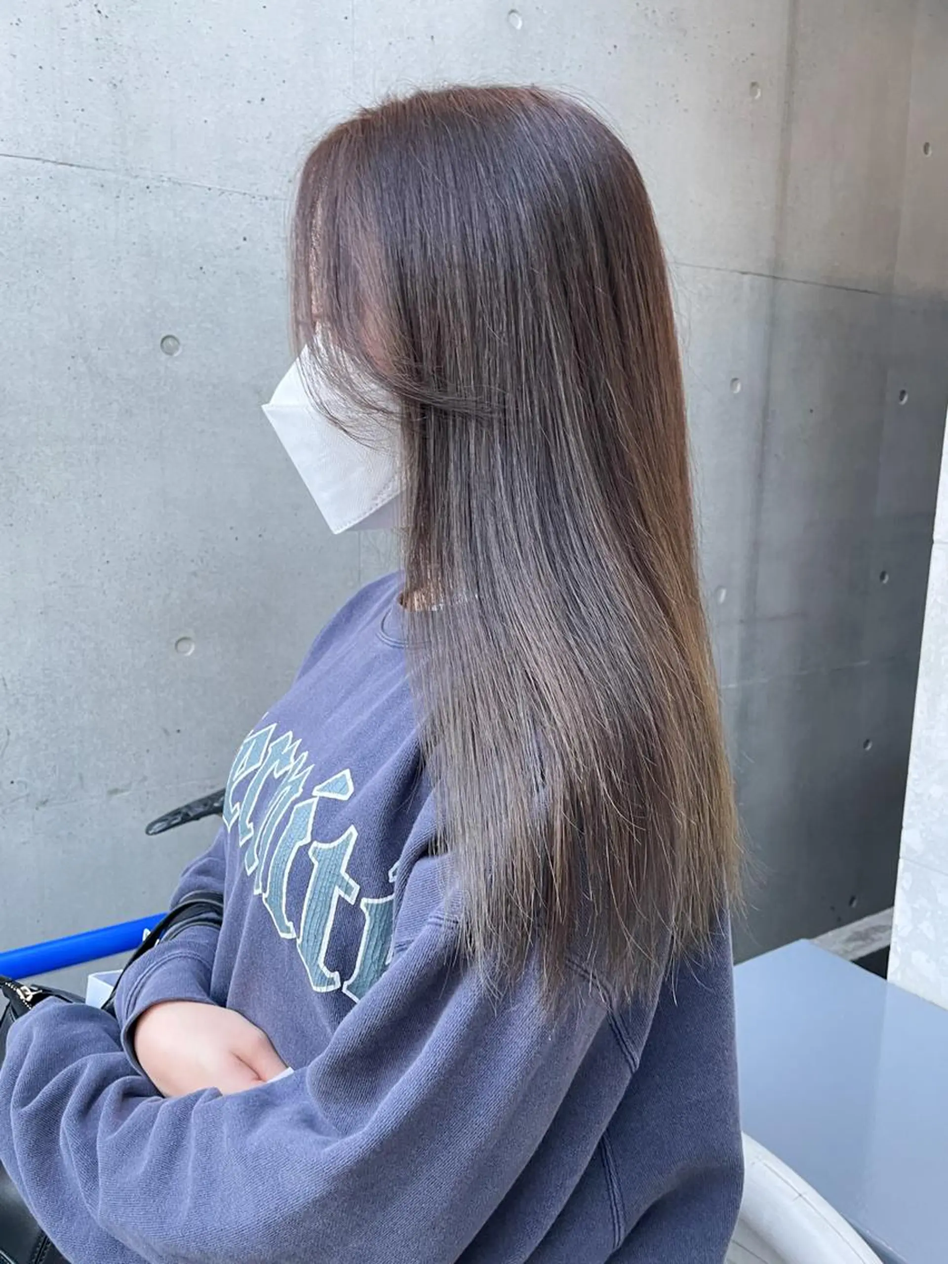 ミディアム 透明感カラー🥣 大平優香のヘアスタイル