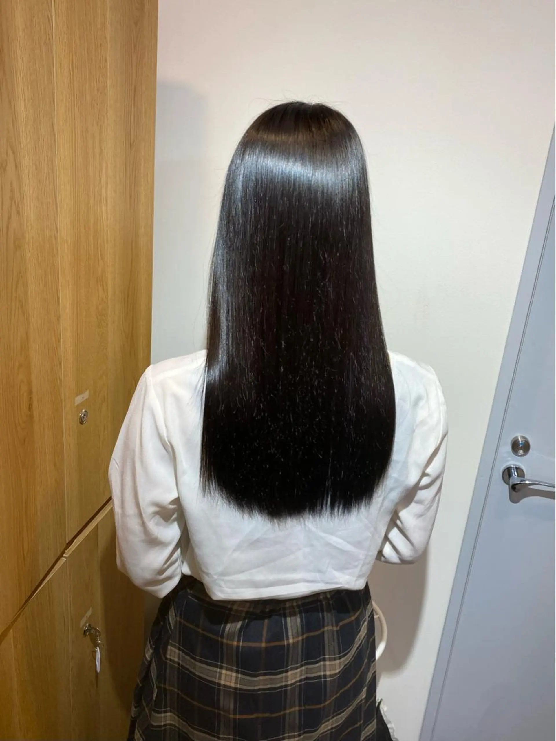 ロング ボブ ハイライト 髪質改善 山下 祐輝のヘアスタイル