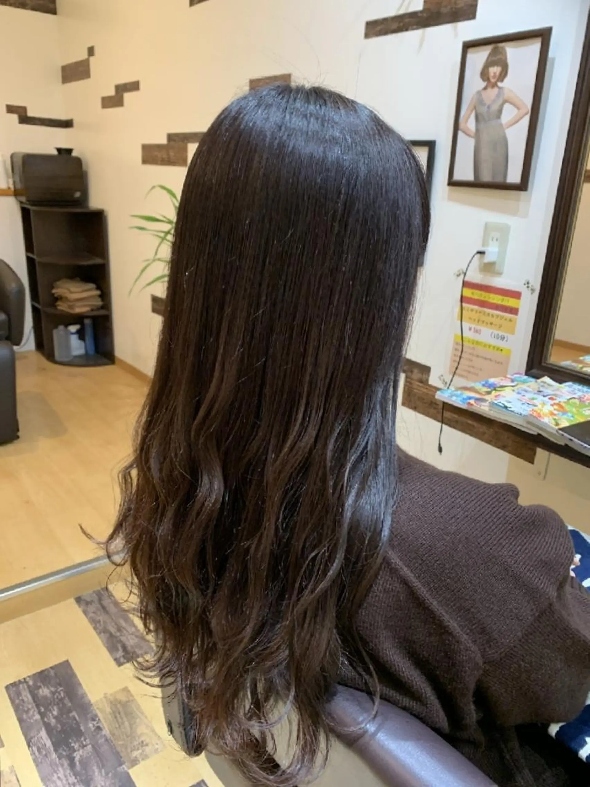 ロング カラー ブラウンカラー カシス SUGAR所属・サトウ シューイチのヘアスタイル