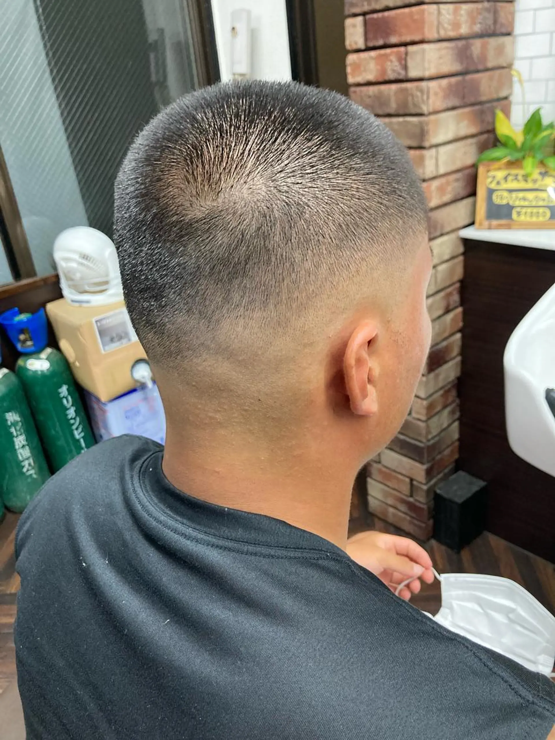 ショート メンズ フェードカット B.B.Cams西原店所属・無料フェードモデル 募集中‼️安座間💈のヘアスタイル