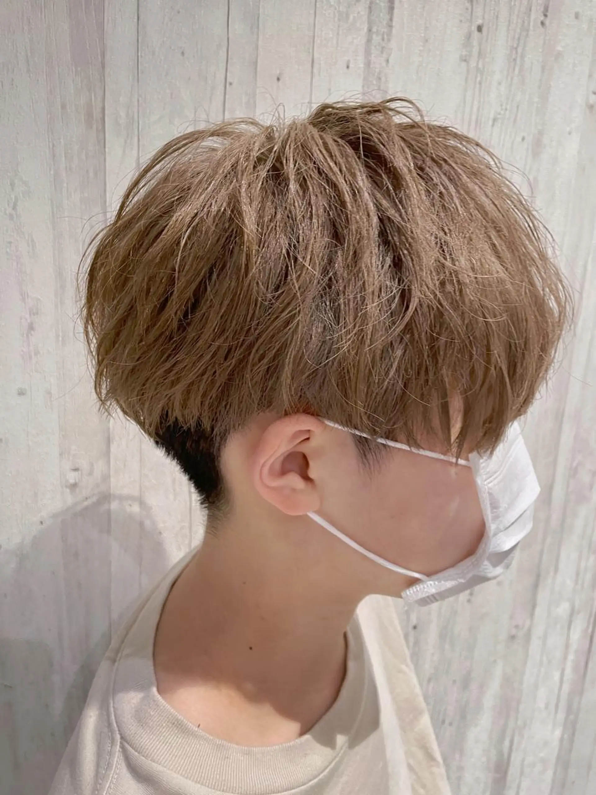 ミディアム カラー メンズ EMANON新宿南口所属・🦄中性ウルフ ☁️Shiori🦄のヘアスタイル