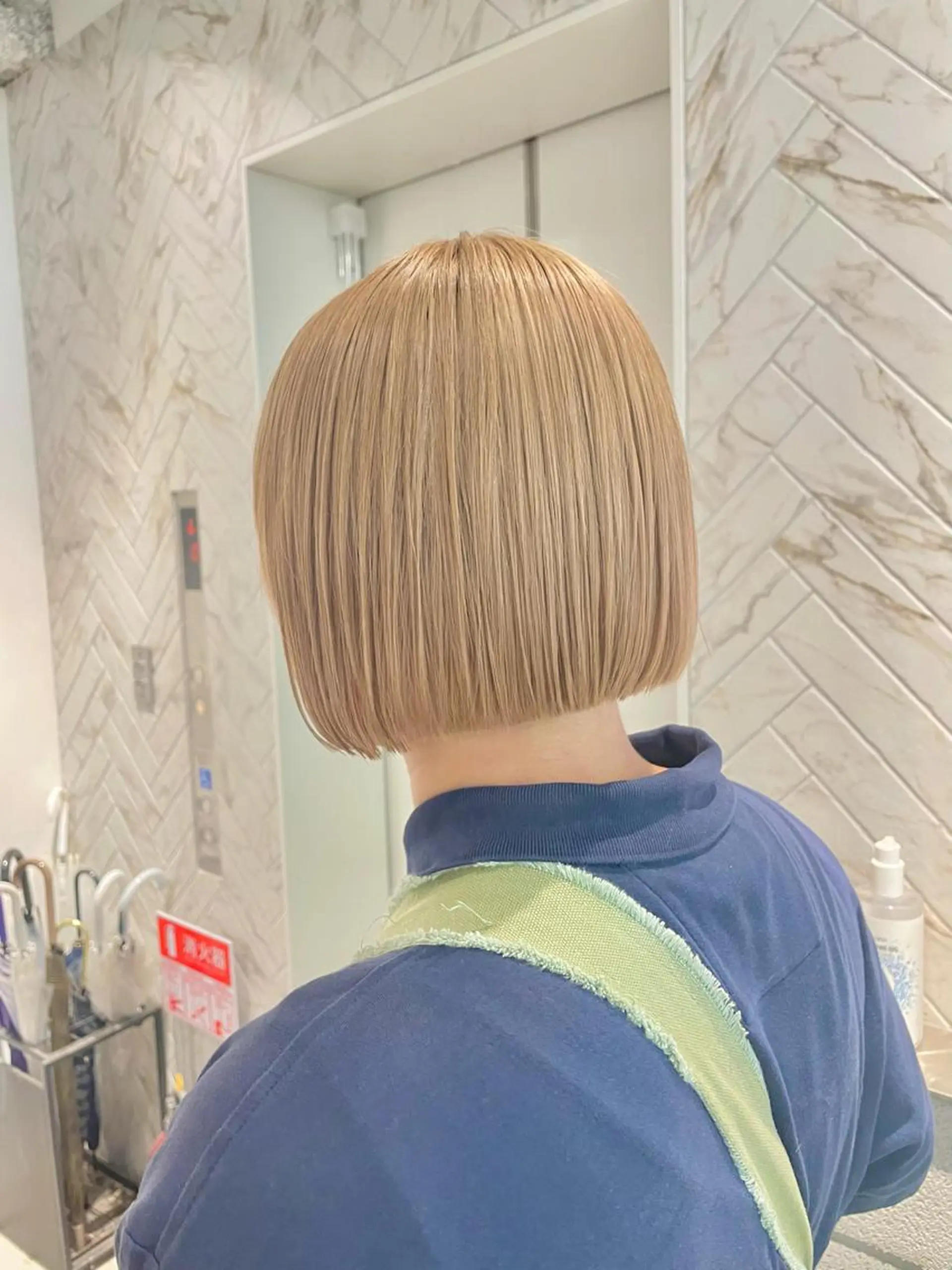 ショート ヘアカラー トリートメント ヘアセット 🎗井上 竜 ブリーチ指名No.1のヘアスタイル