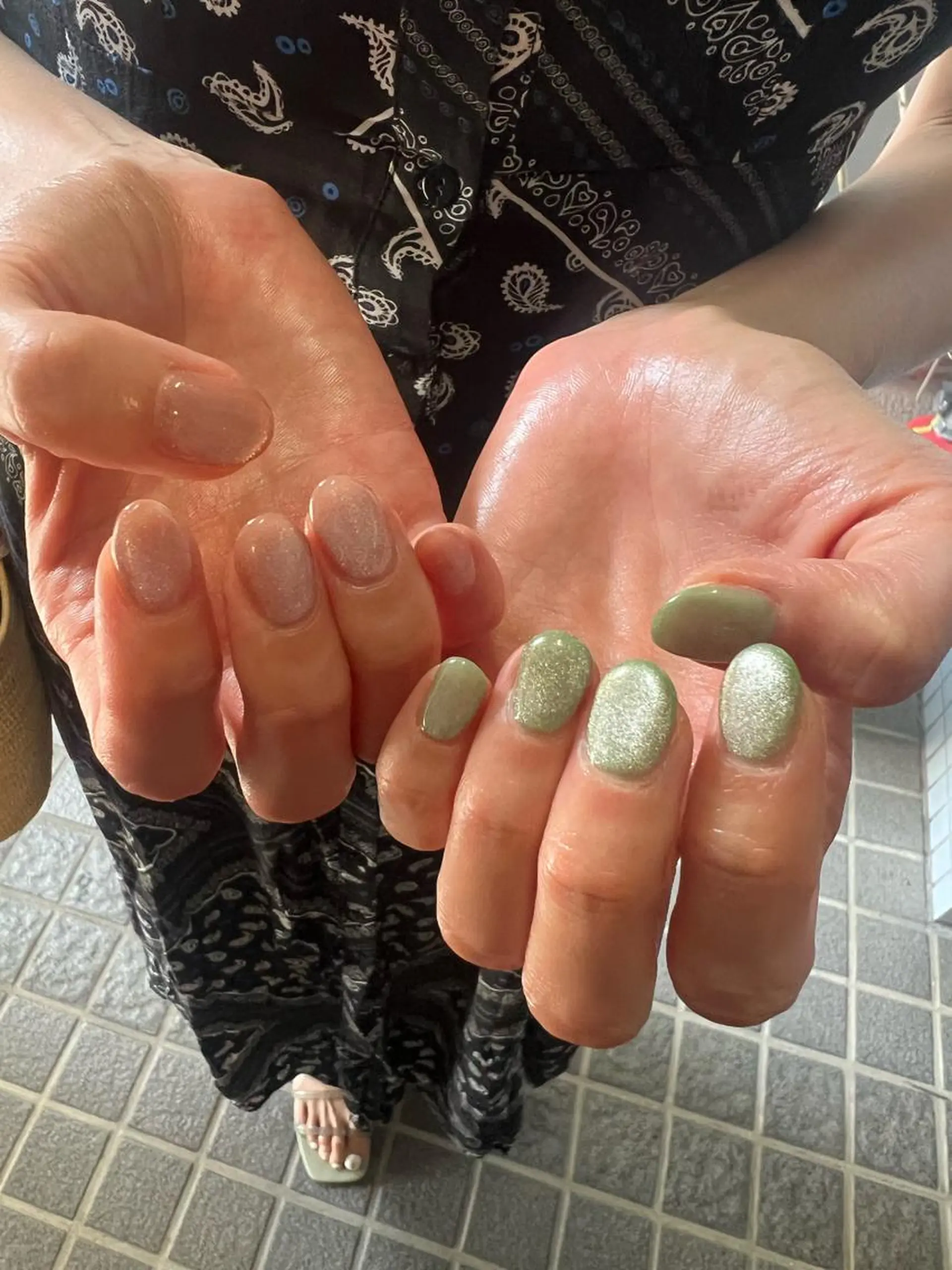 ヘアアレンジ メンズ ネイル アイブロウ 眉カラー グラデーション マグネットネイル ミラーネイル ワンカラーネイル ヘアメイクネイリスト 💄💅hidemiのネイルデザイン