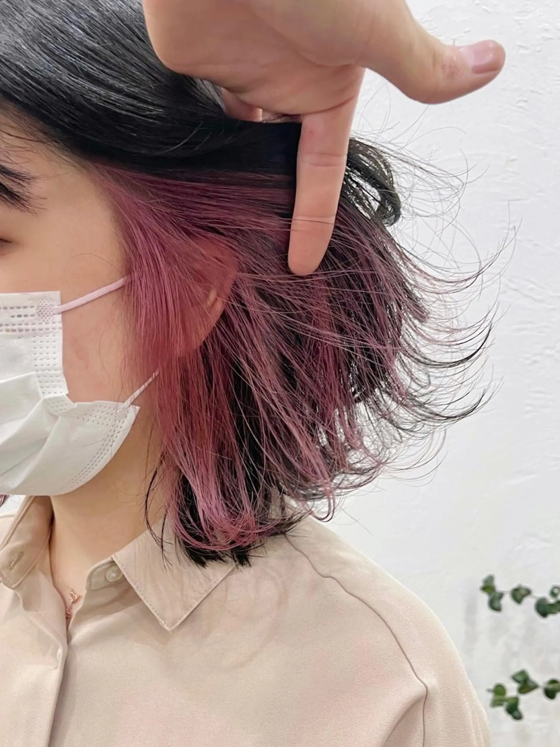 カラー ブリーチ ピンクカラー ブリーチダブルカラー 【koide】のヘアスタイル