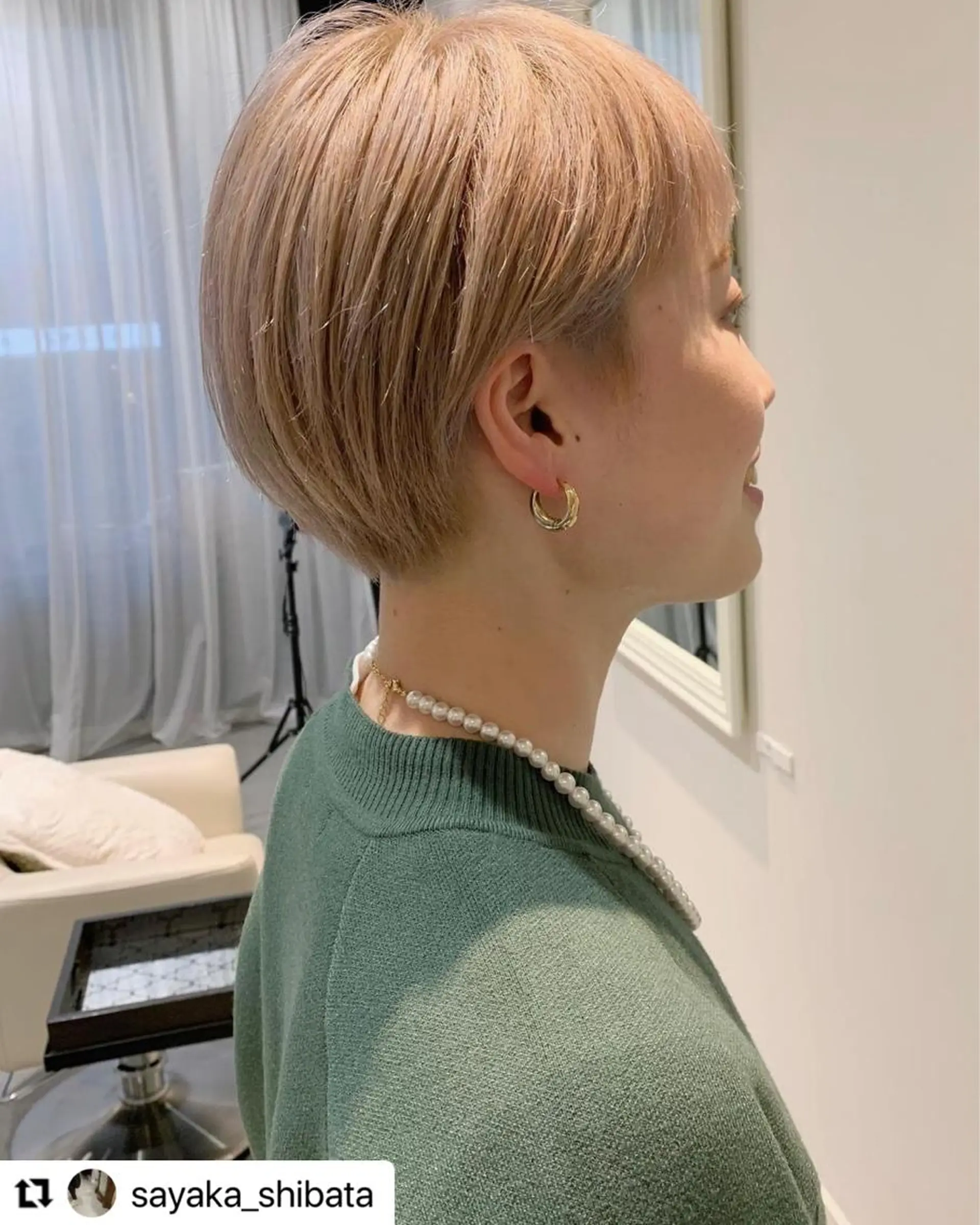 ショート カラー カット ヘアカラー トリートメント 梅田/茶屋町 sayakaのヘアスタイル