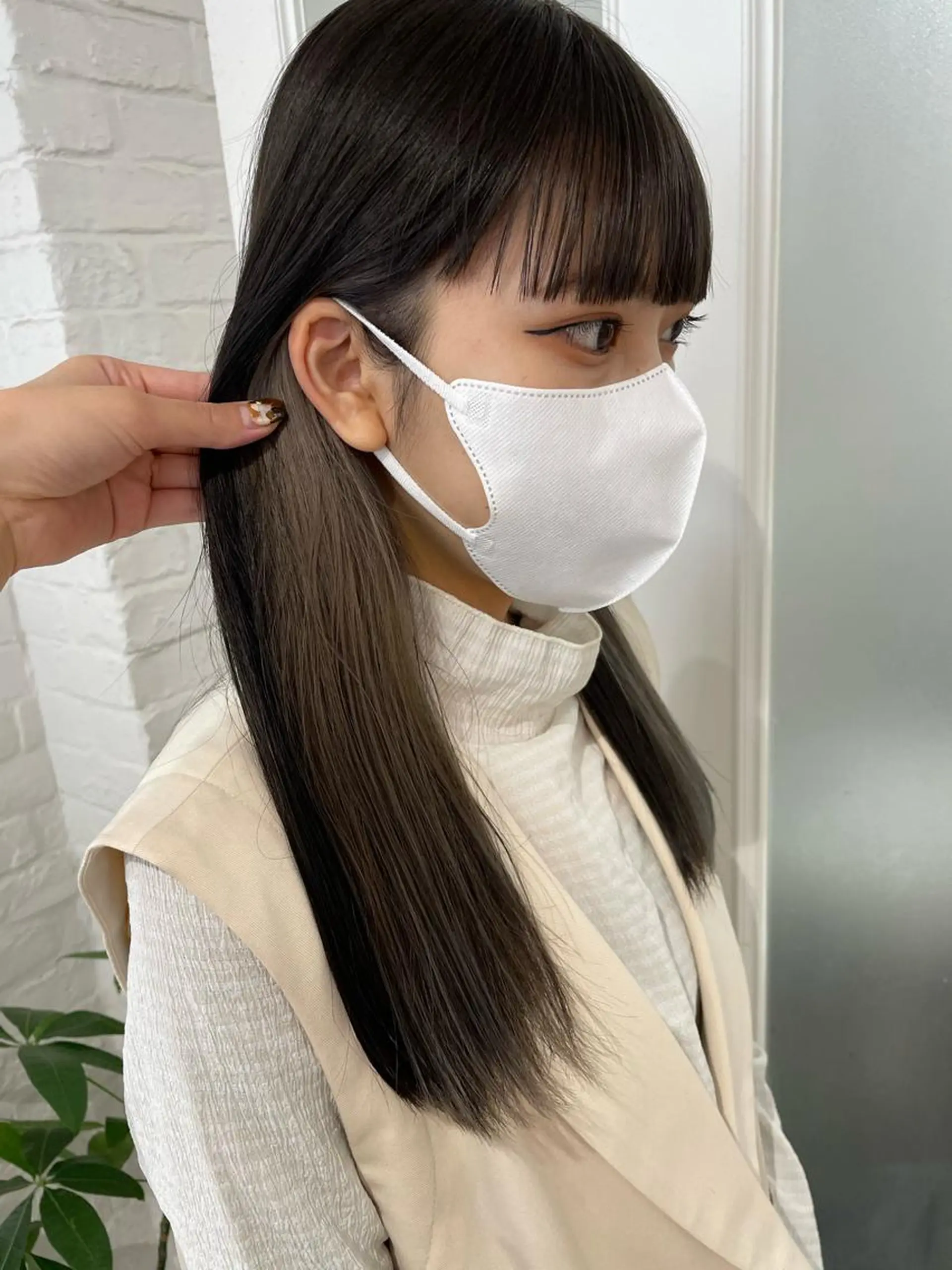ロング nuu 栄所属・🧸SAKI🎀 韓国レイヤーのヘアスタイル