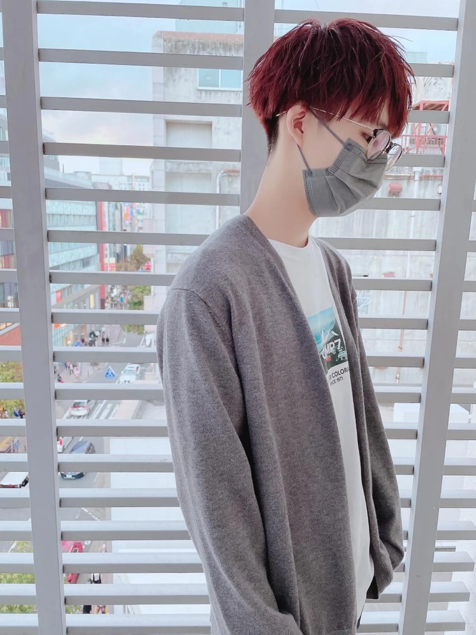 ショート カラー ヘアアレンジ メンズ カット ヘアカラー メンズZina代表 田端 麗治のヘアスタイル